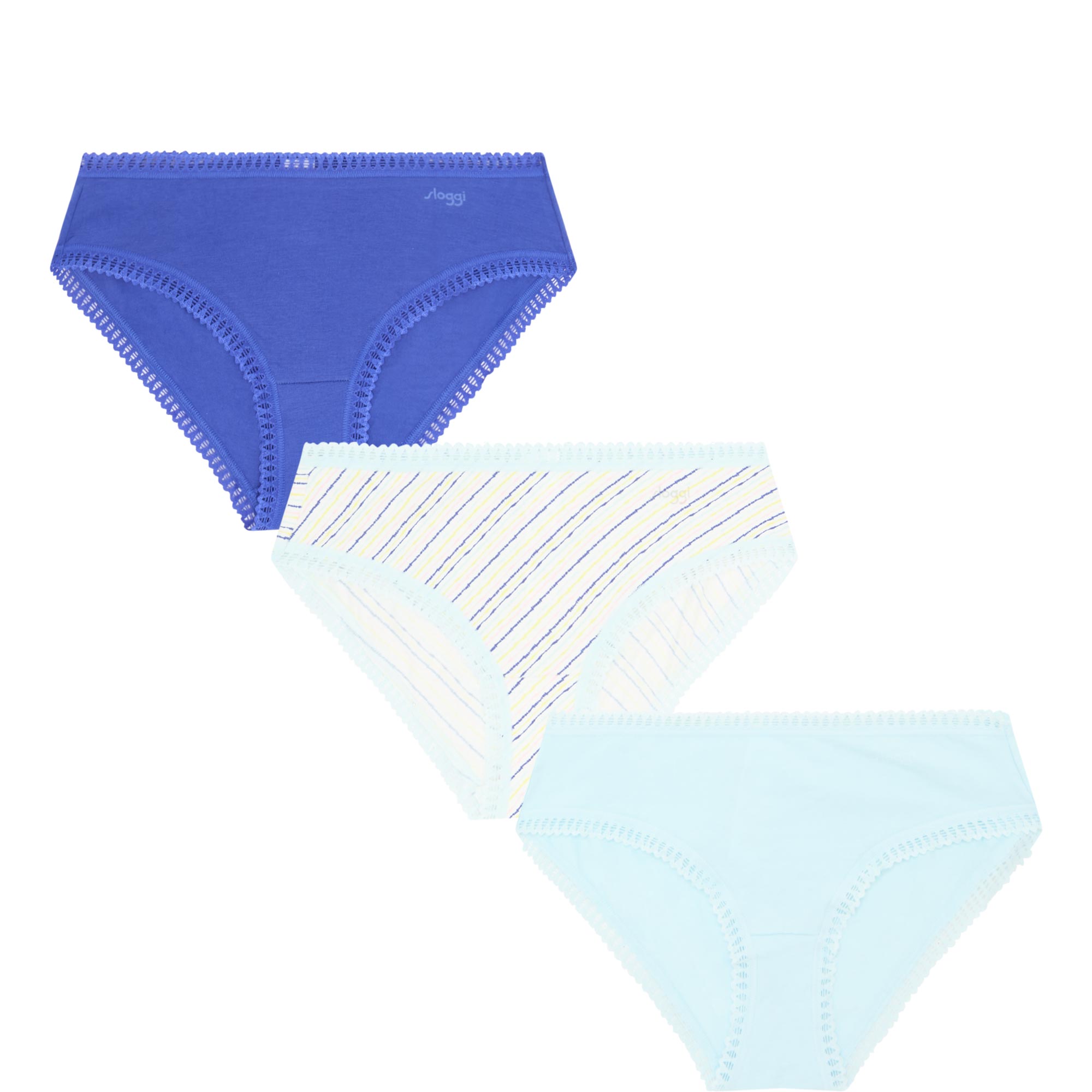 Three-Pack Go Crush High Leg Briefs