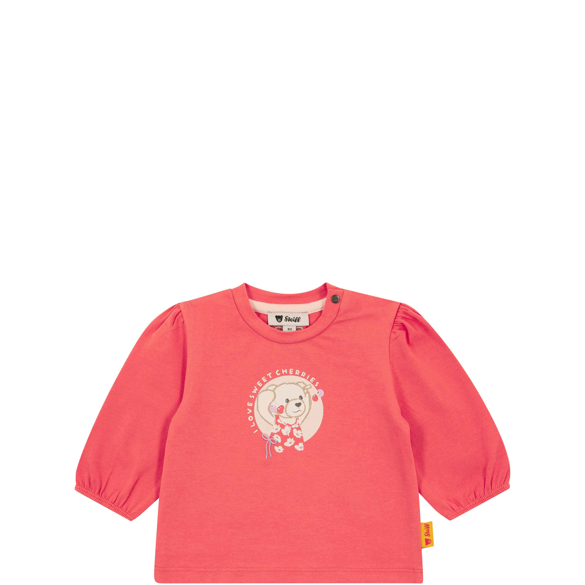 Graphic Print Puff Sleeve T-Shirt