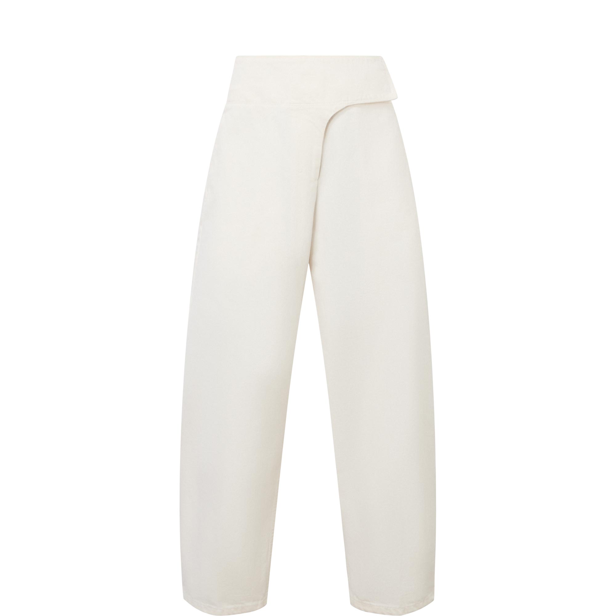 Wrapped Belted High-Rise Balloon Leg Jeans