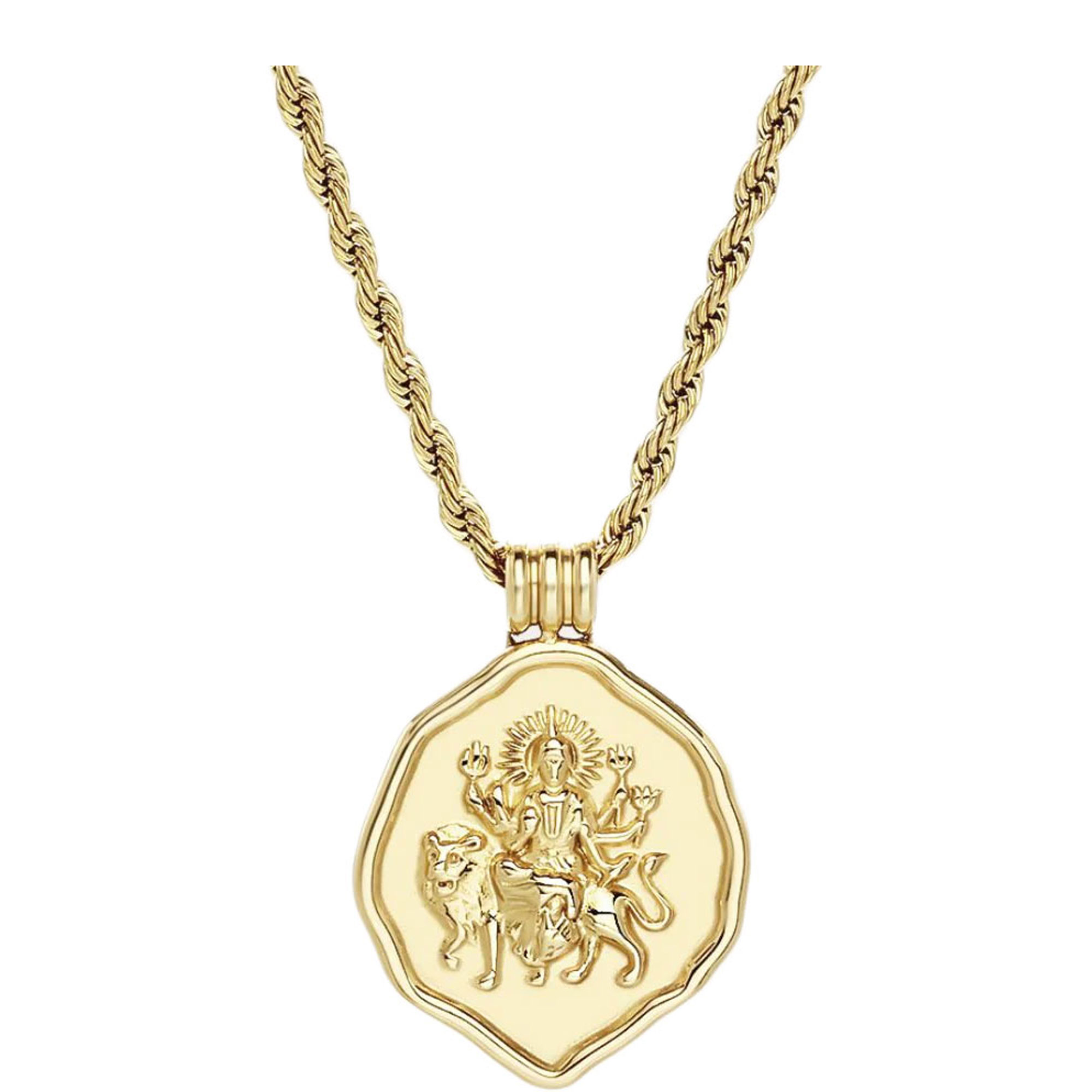 Durga Goddess Pendant Necklace