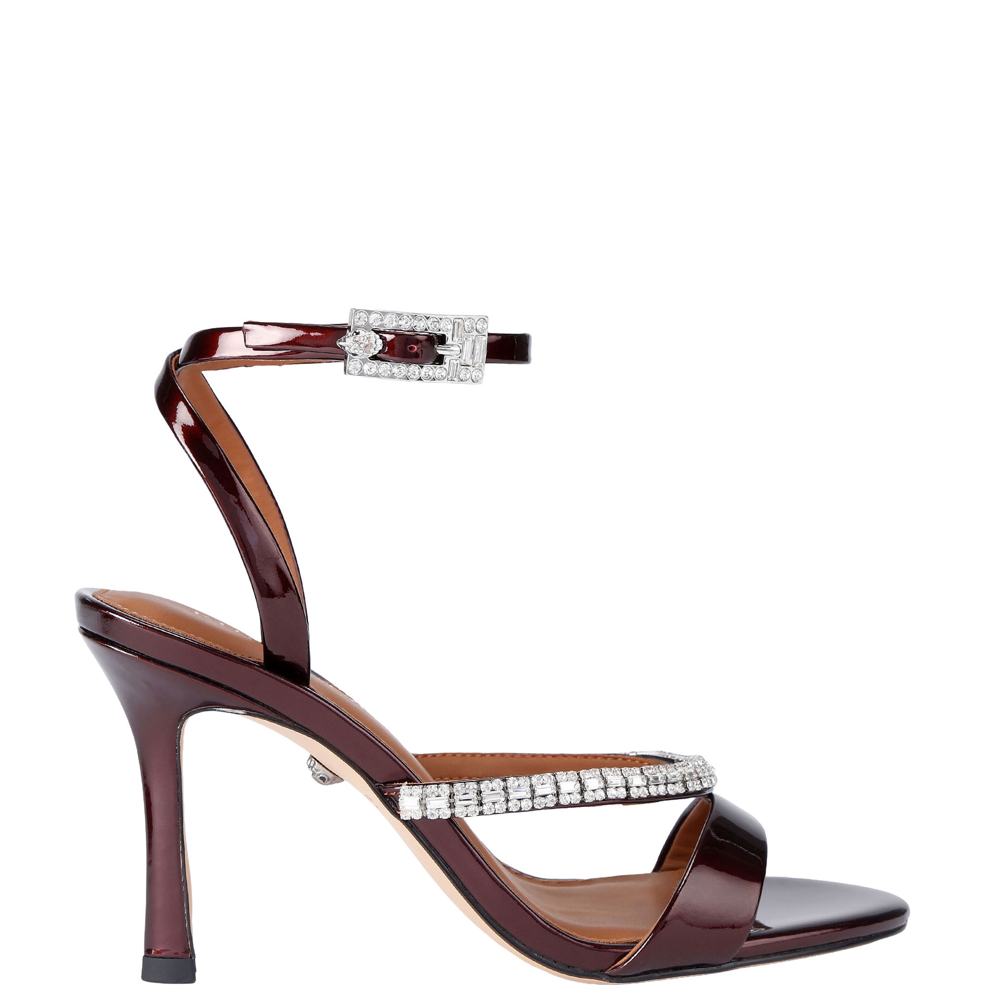 Crystal Embellished Heeled Sandals