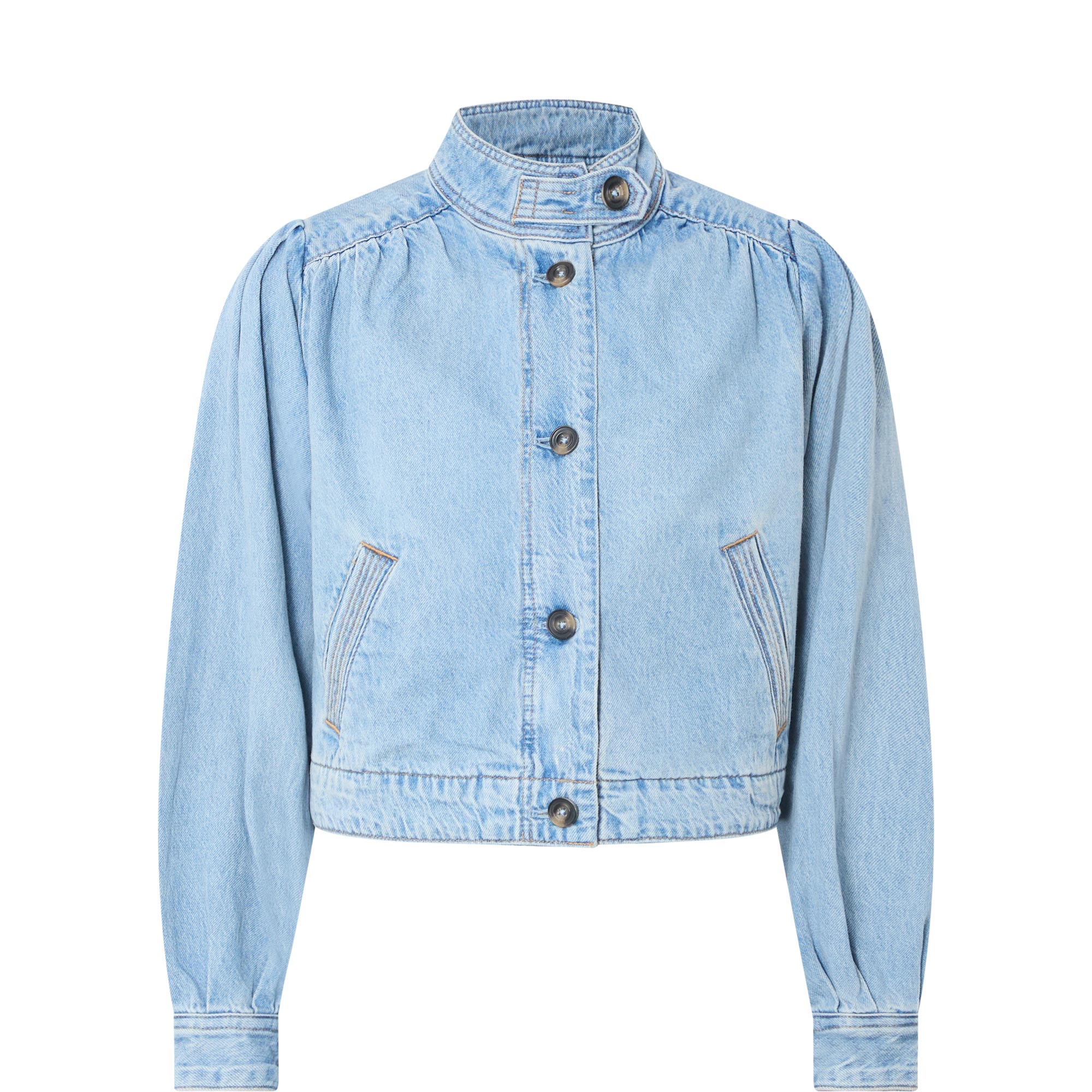 Parker Cropped Denim Jacket