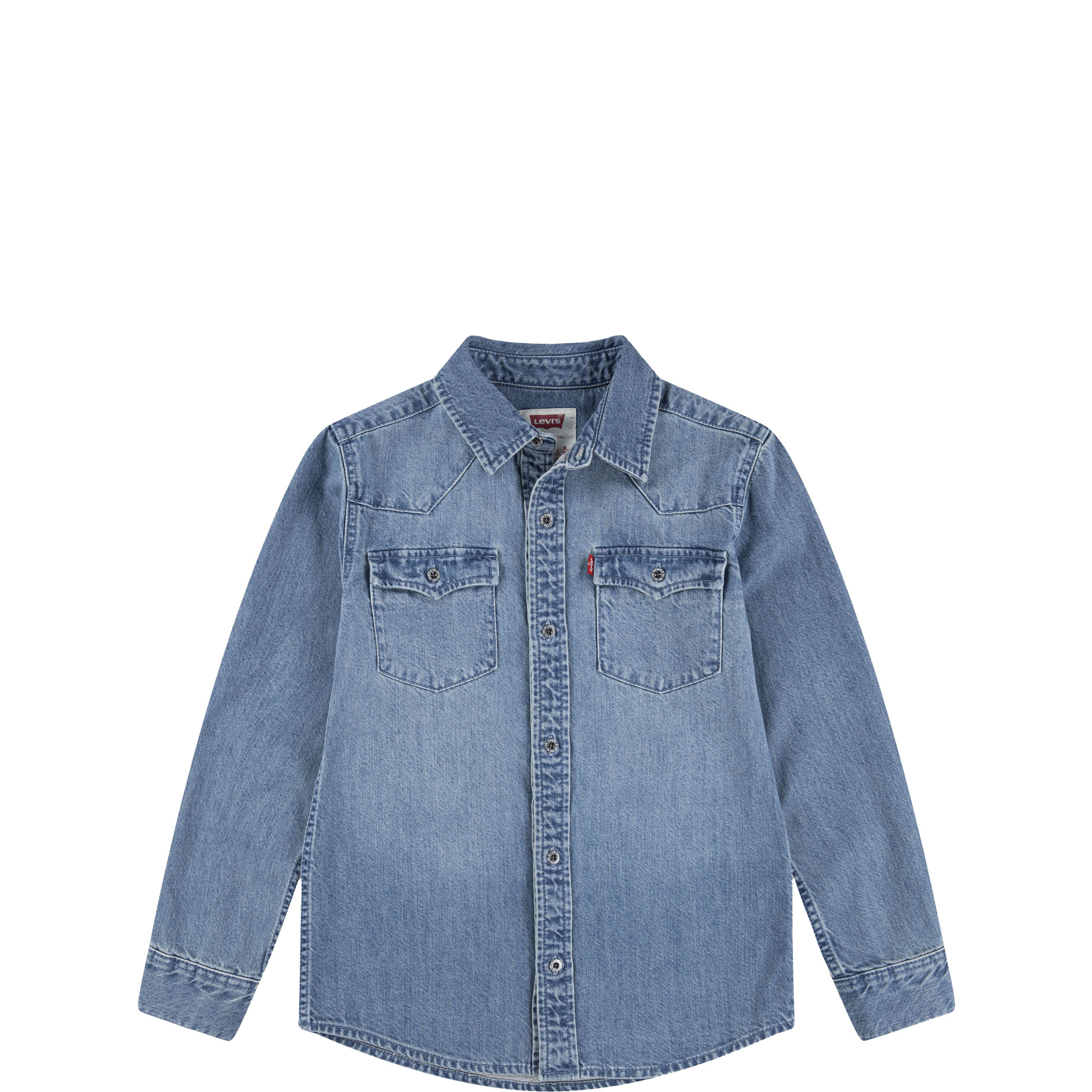 Barstow Logo Western Denim Shirt