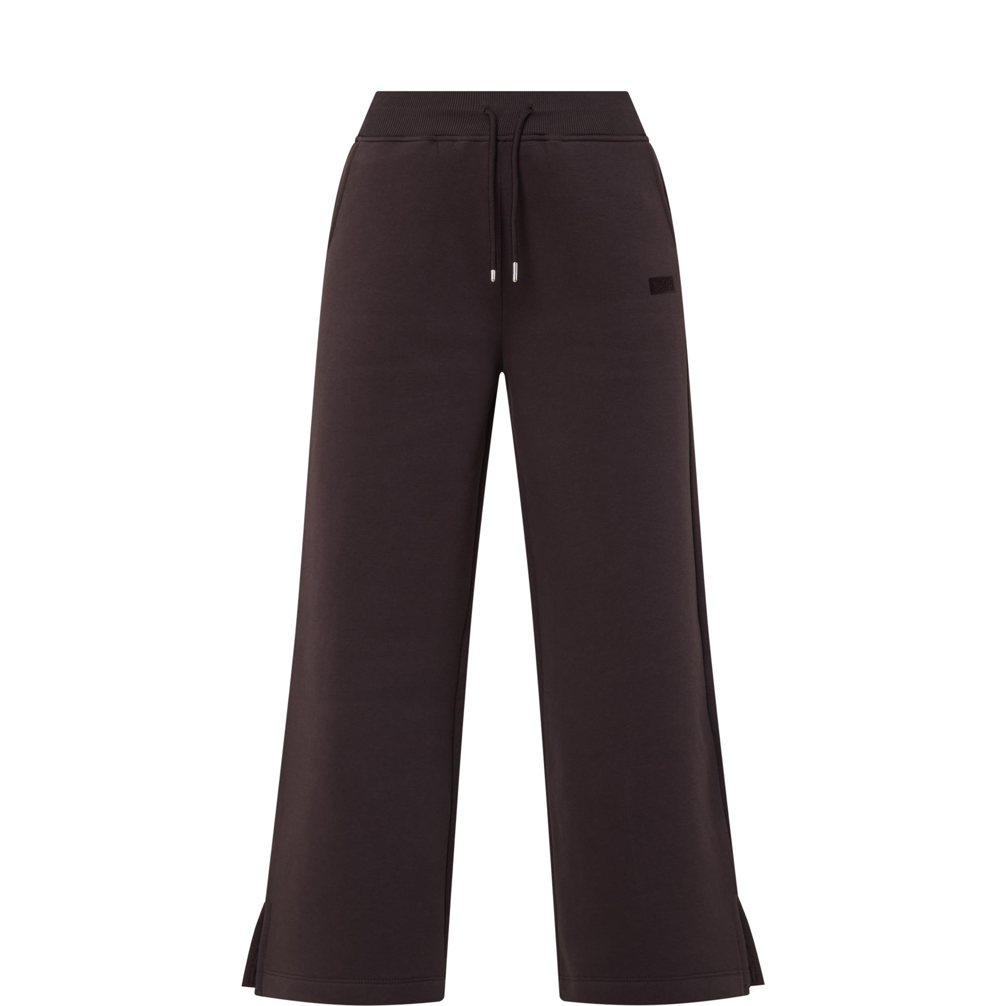 Logo Drawstring Wide Leg Sweatpants