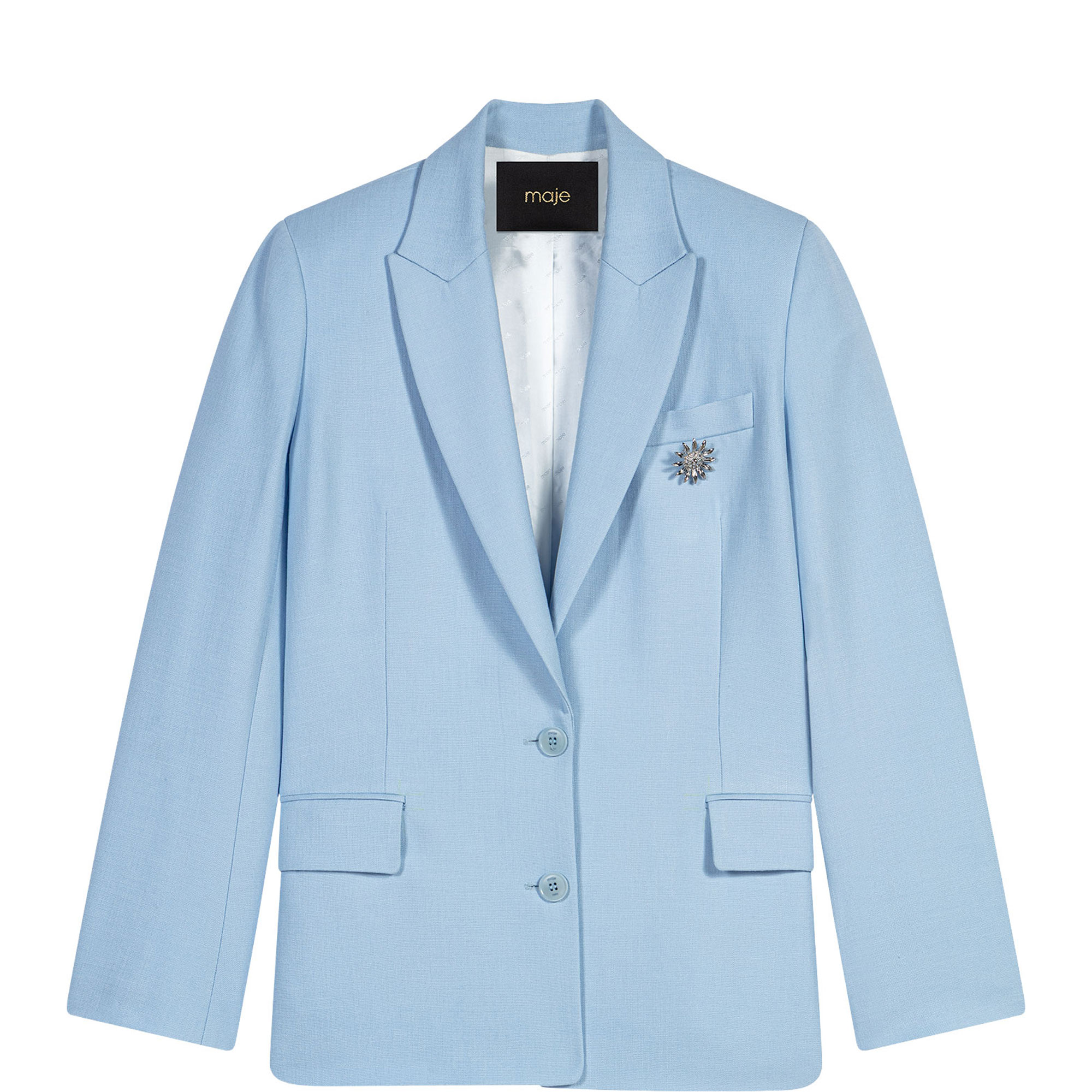 Vigalue Single-Breasted Blazer