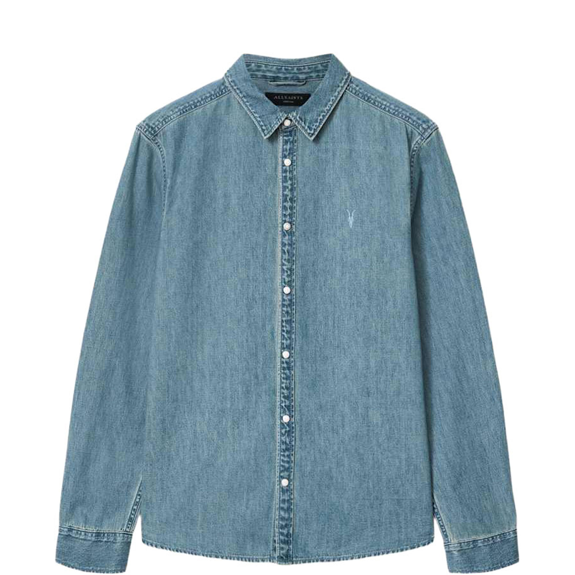 Gleason Ramskull Logo Denim Shirt