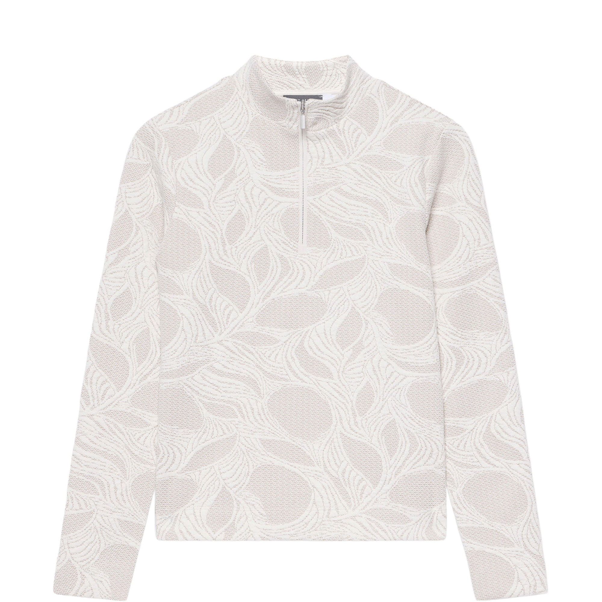 Jacquard Half-Zip Sweatshirt