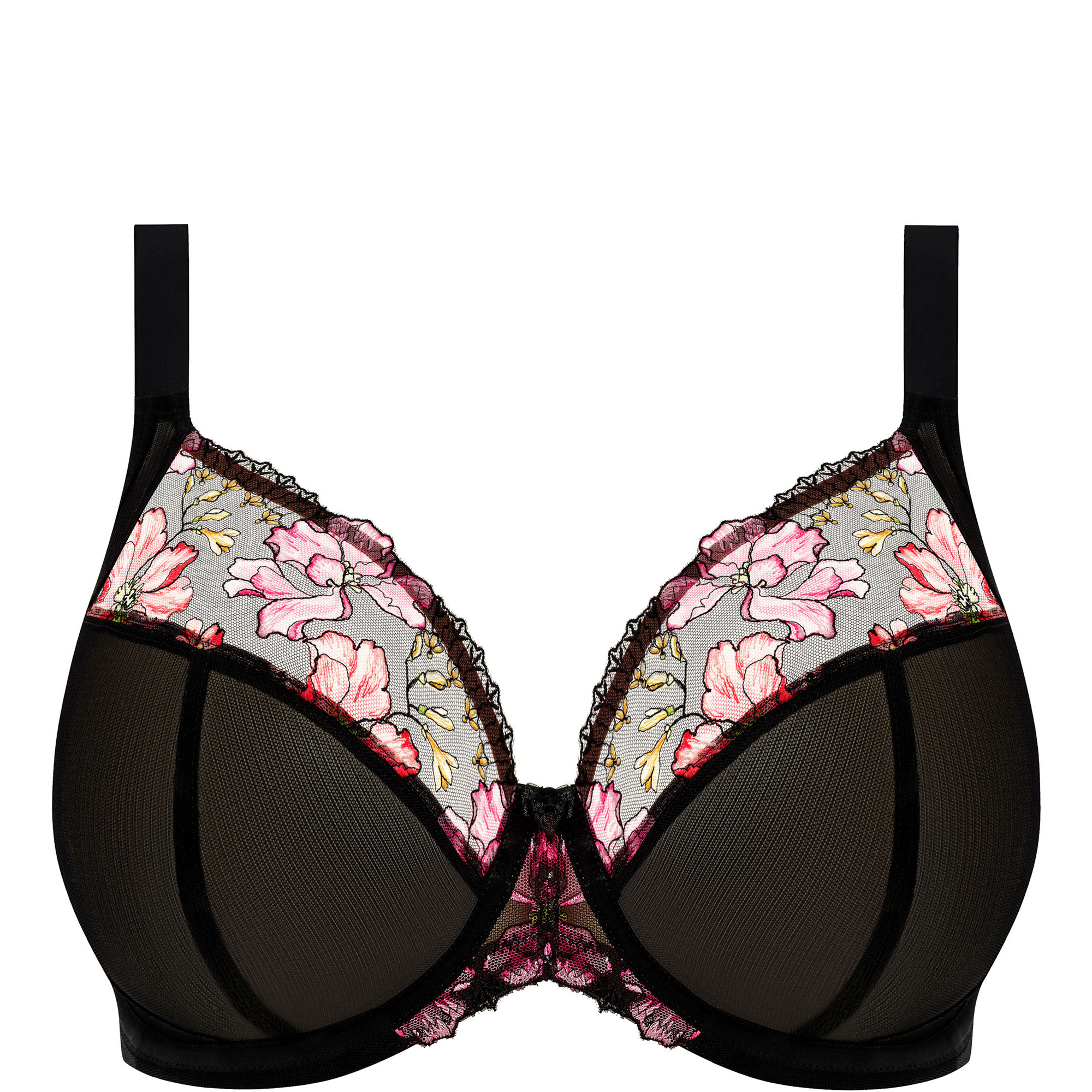 Teagan Floral Underwired Plunge Bra