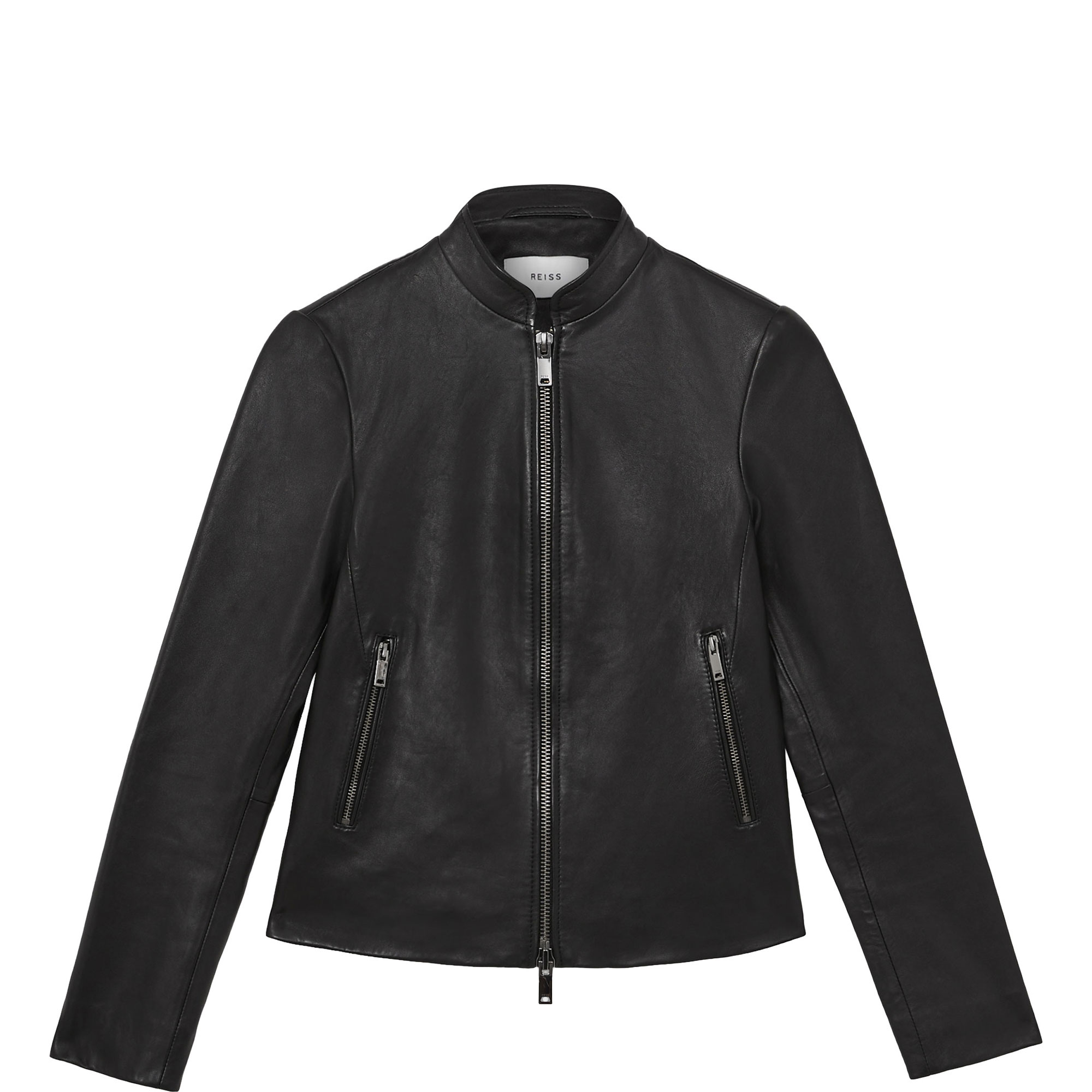 Allie Leather Biker Jacket