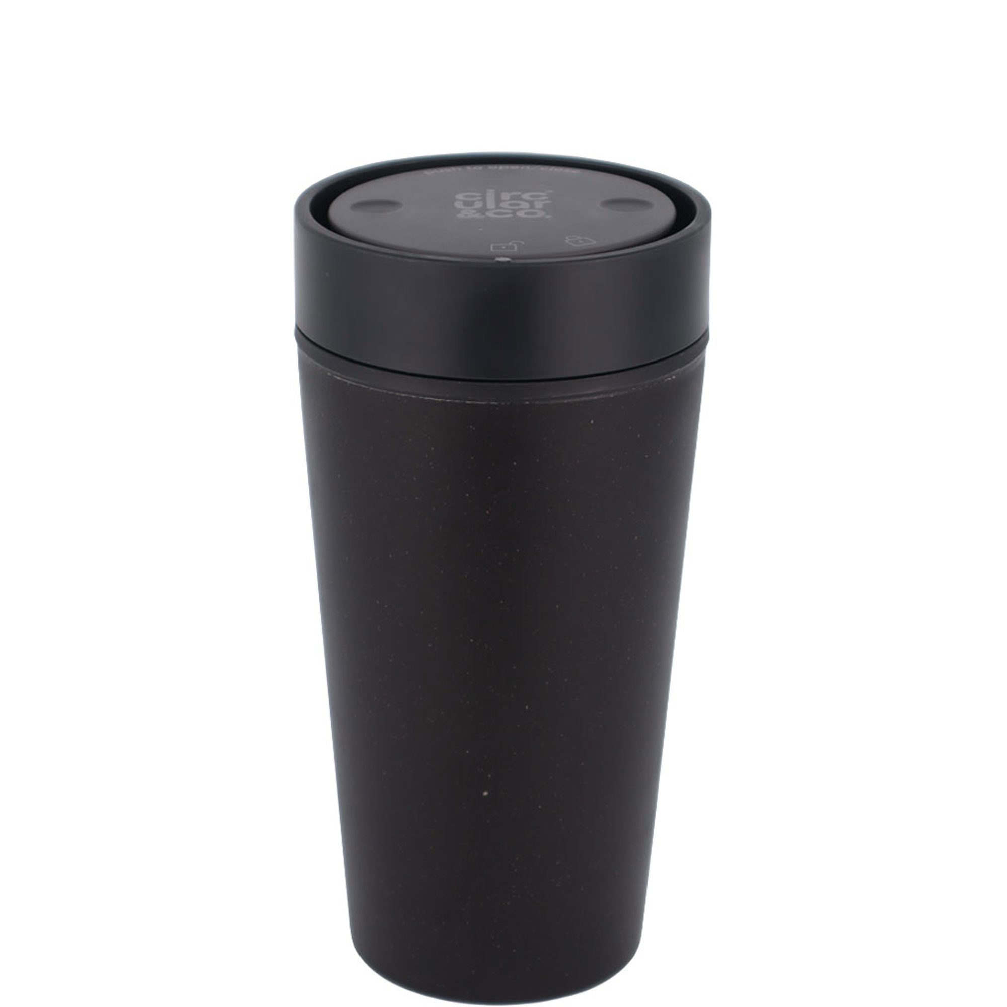 Espresso Black 12oz Reusable Coffee Cup