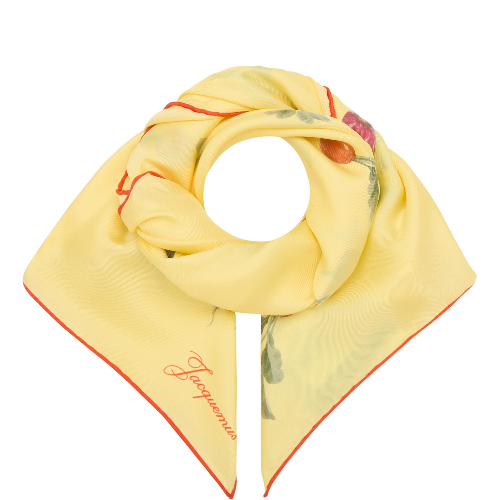 Le Foulard Logo Silk Square Scarf
