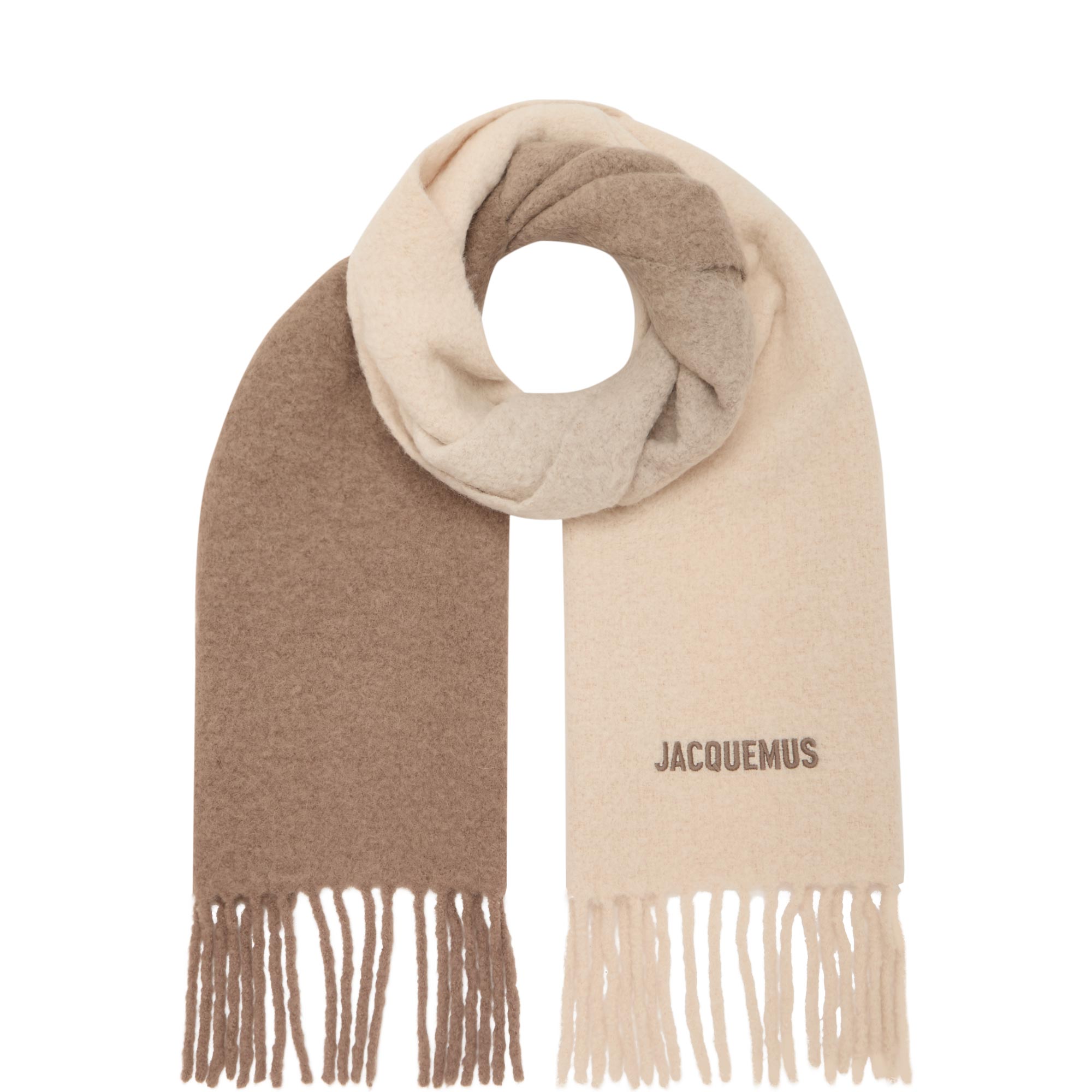 L'echarpe Moisson Logo Tassel Scarf