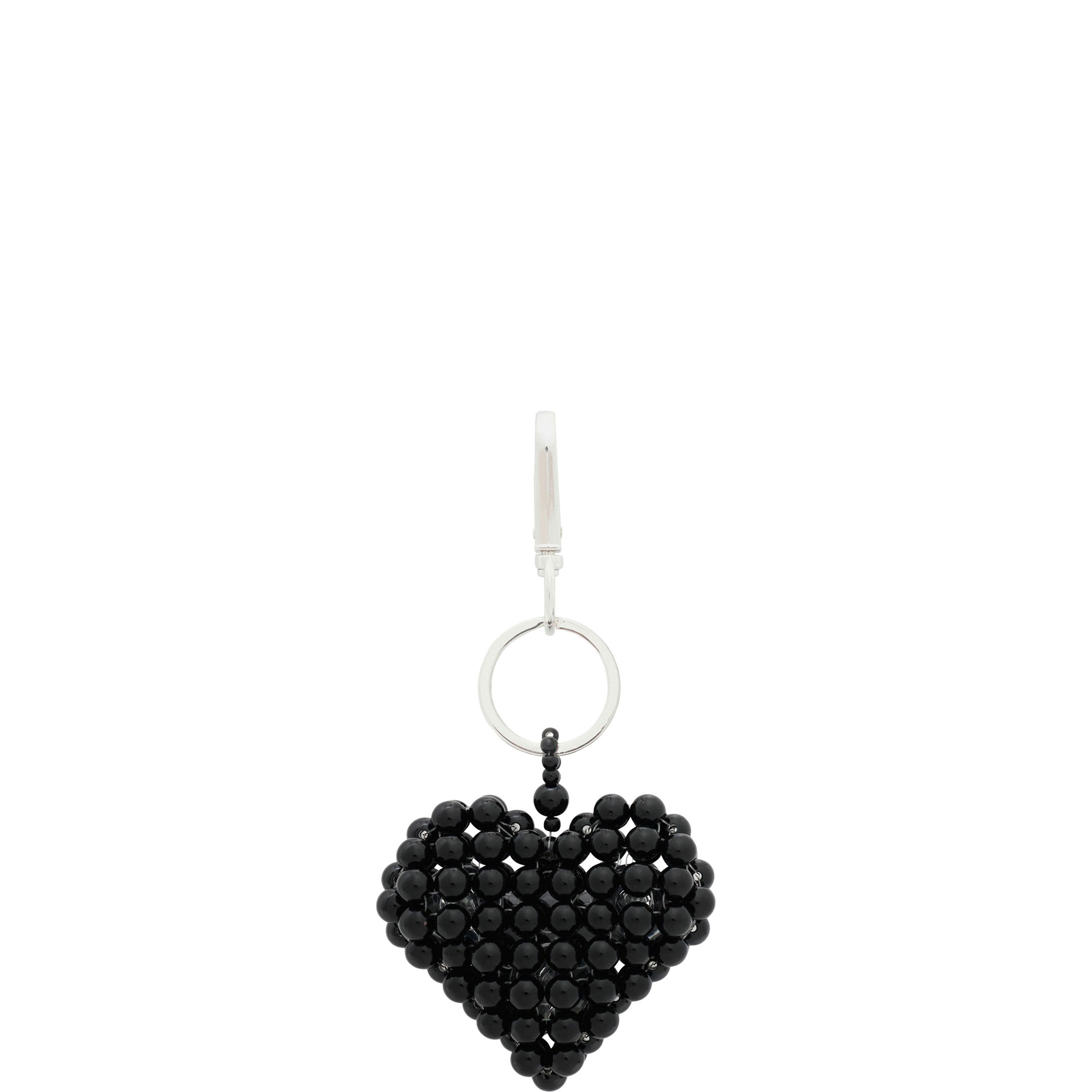 Textured Heart Bag Charm