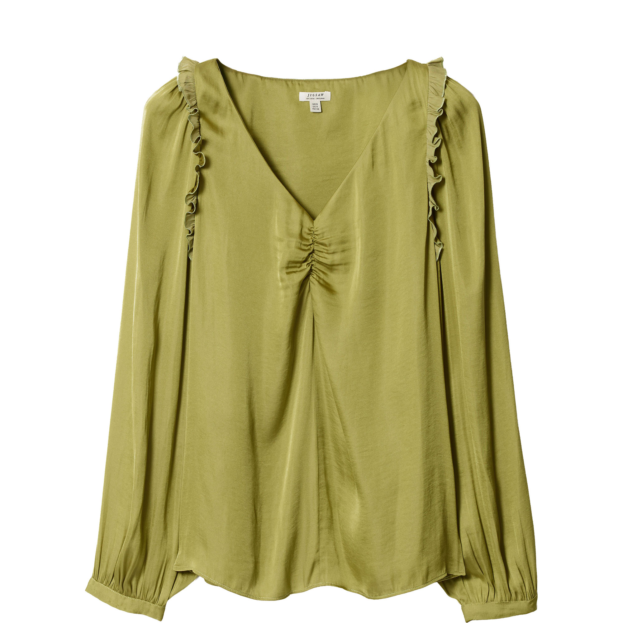 Frill Ruched Blouse