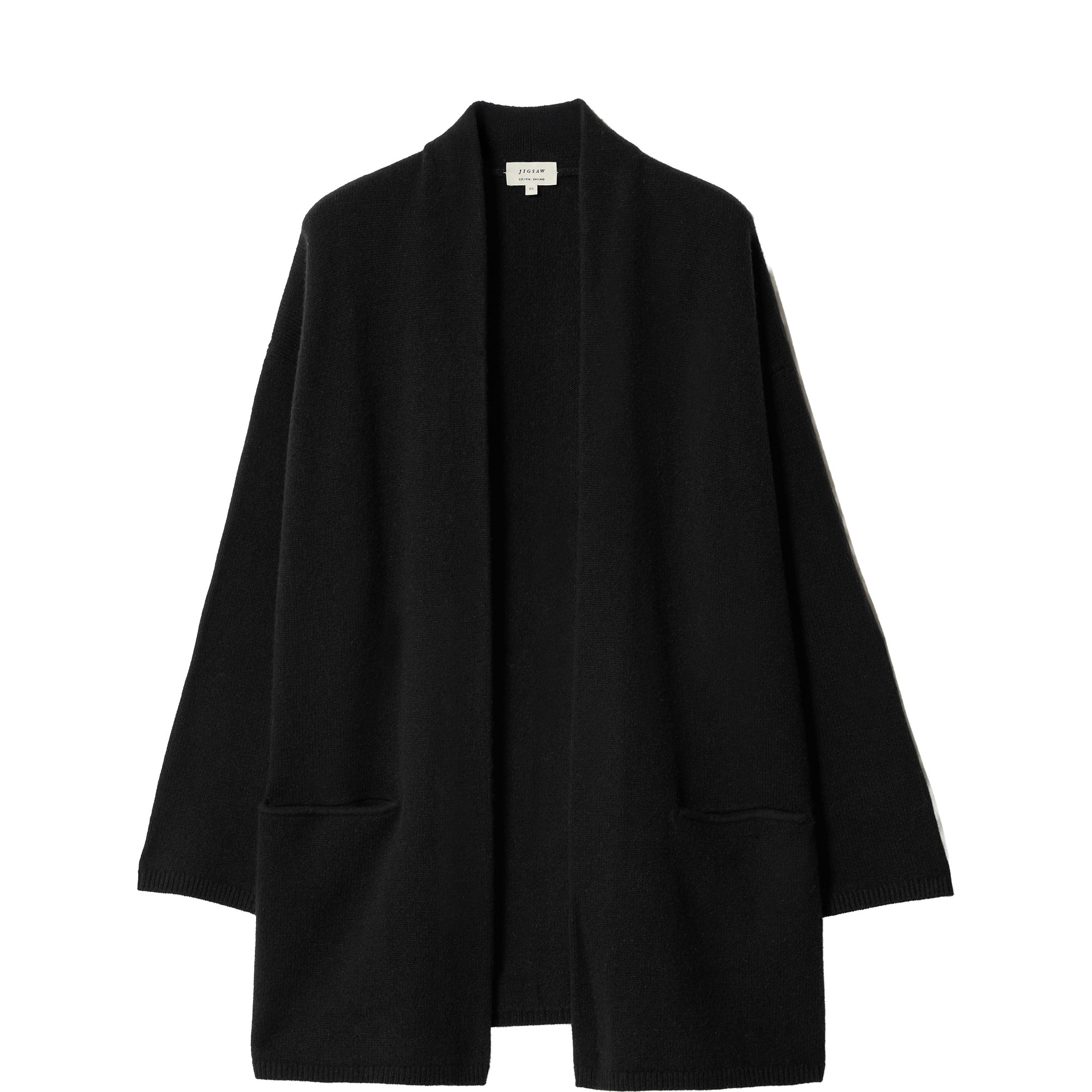 Open-Front Knit Cardigan