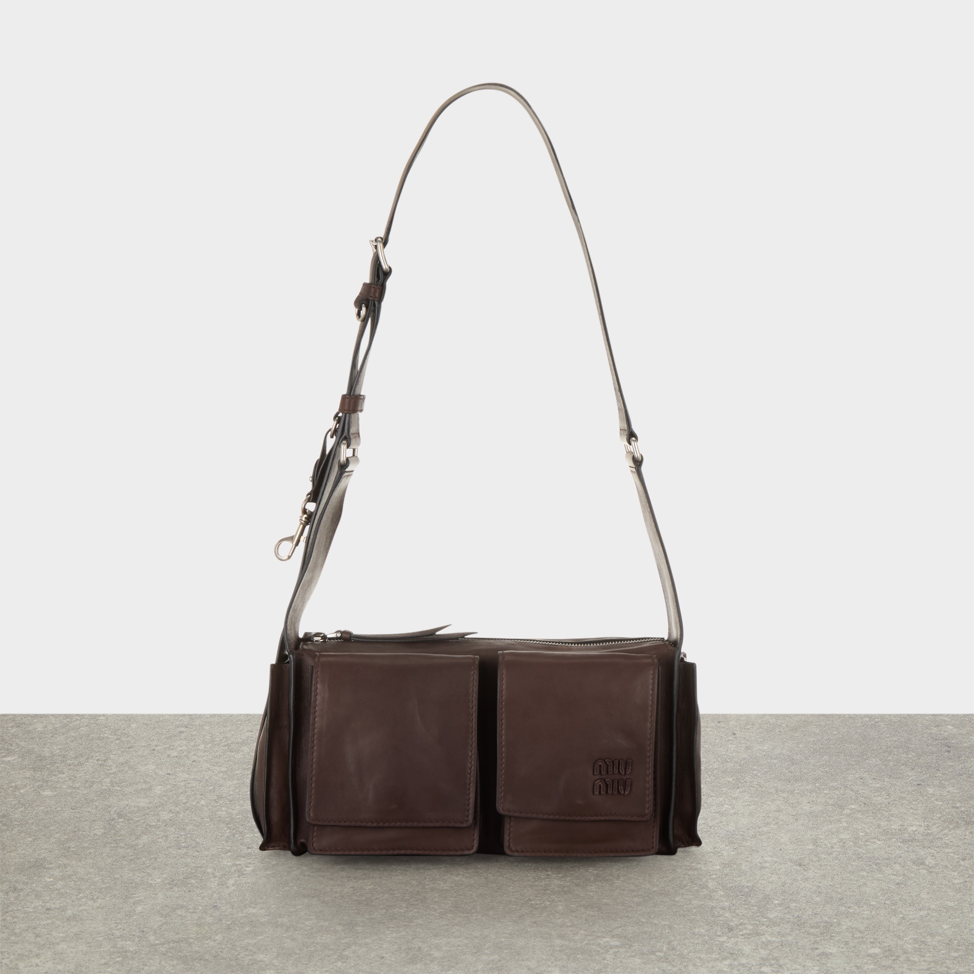 Utilitaire Leather Shoulder Bag