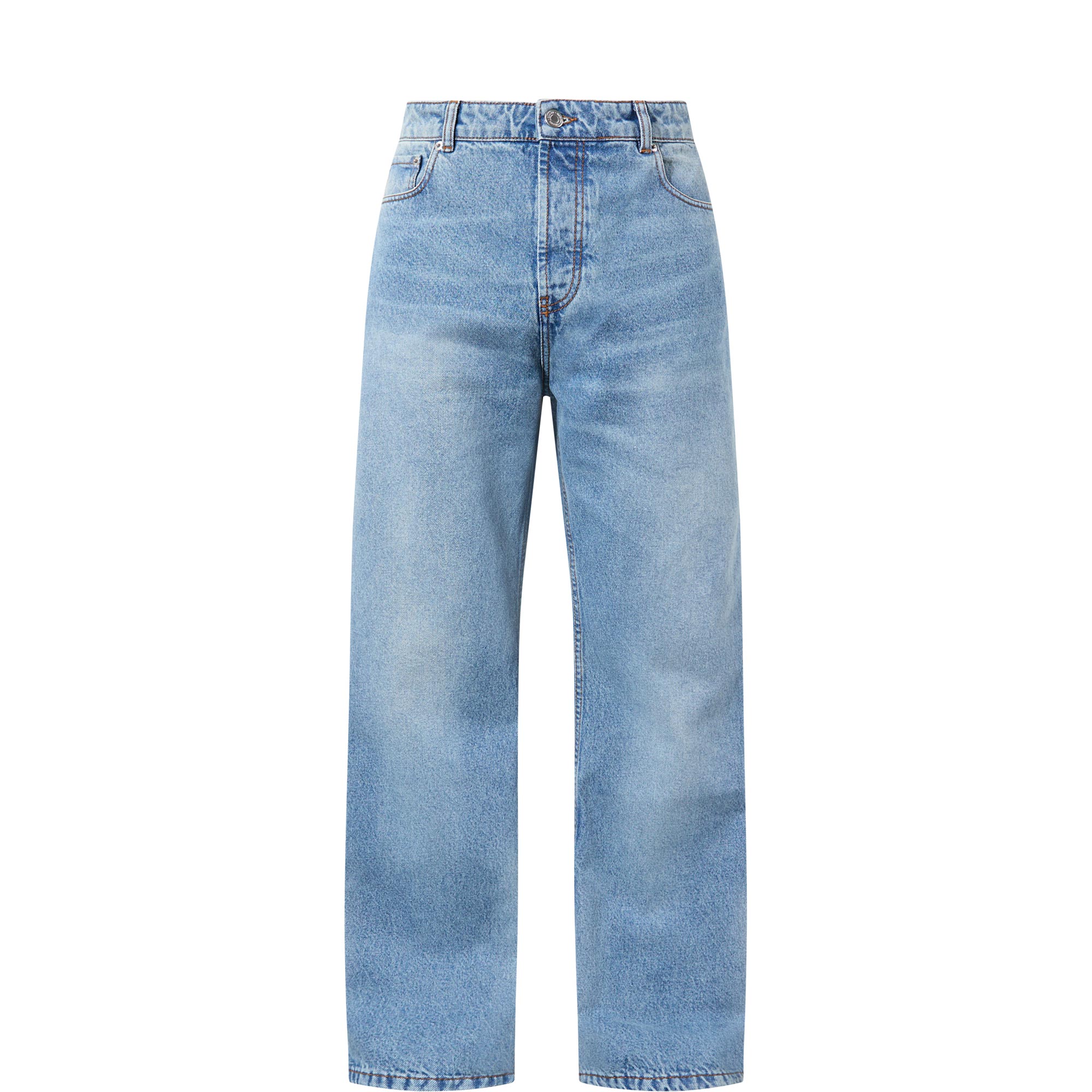 Large Straight Leg Jeans