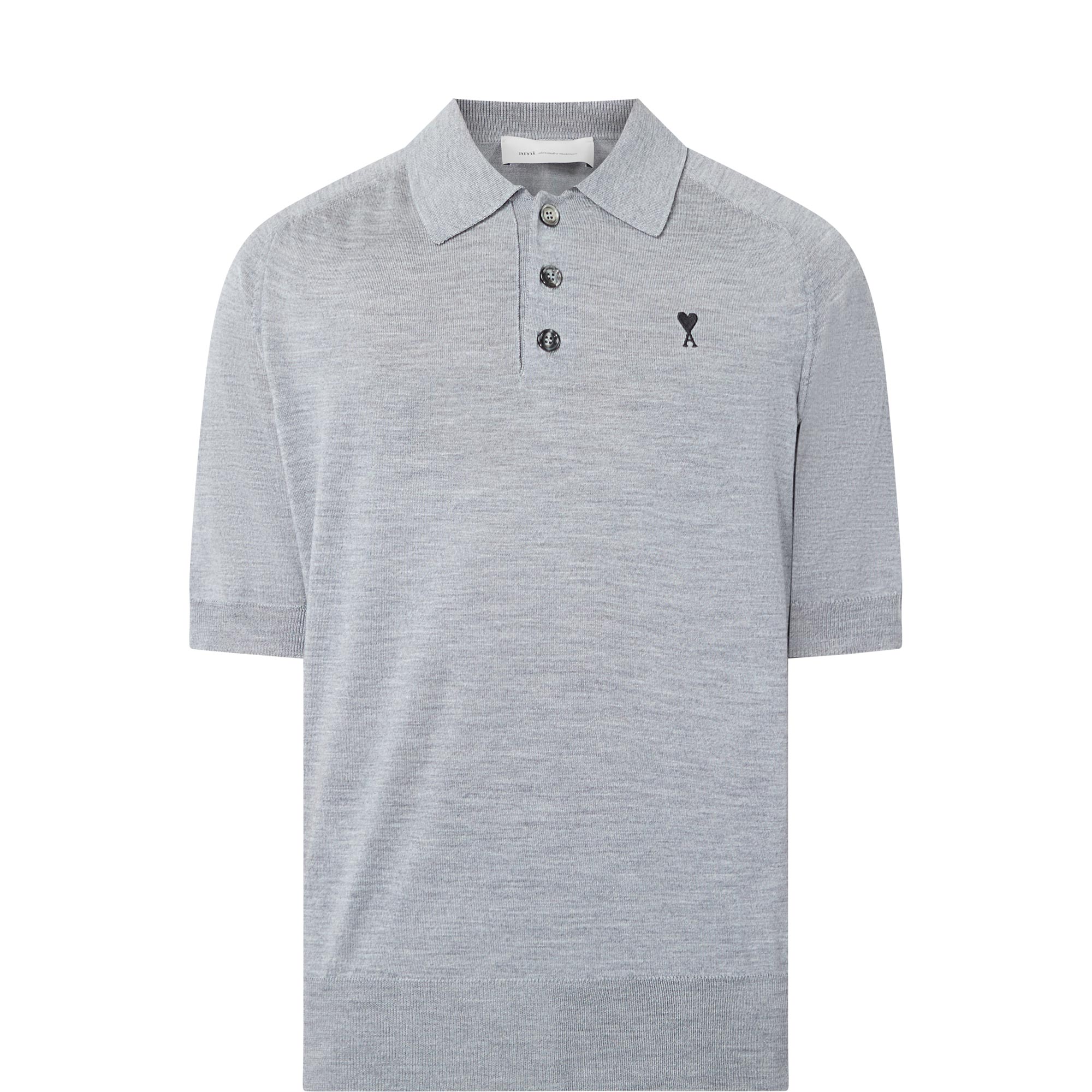 Quota Heart Logo Knitted Polo Shirt