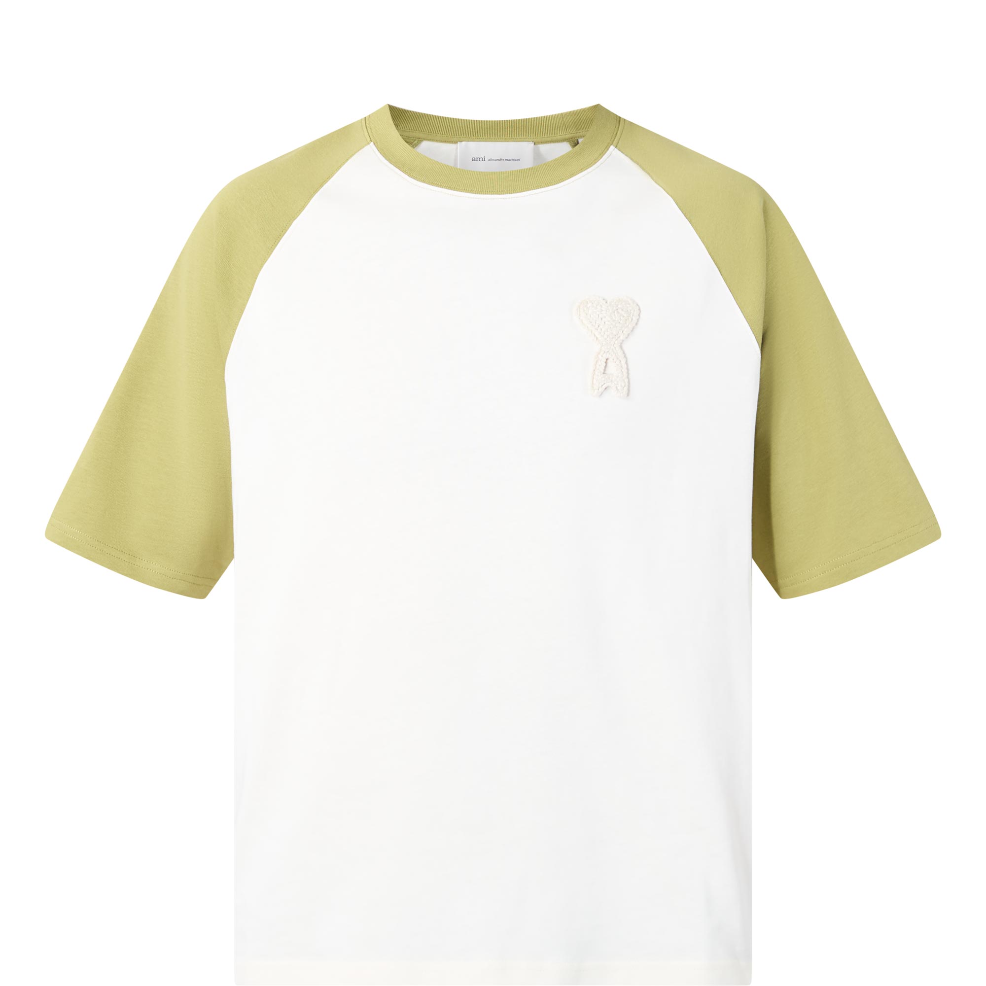 Logo Patch Contrast Sleeve T-Shirt