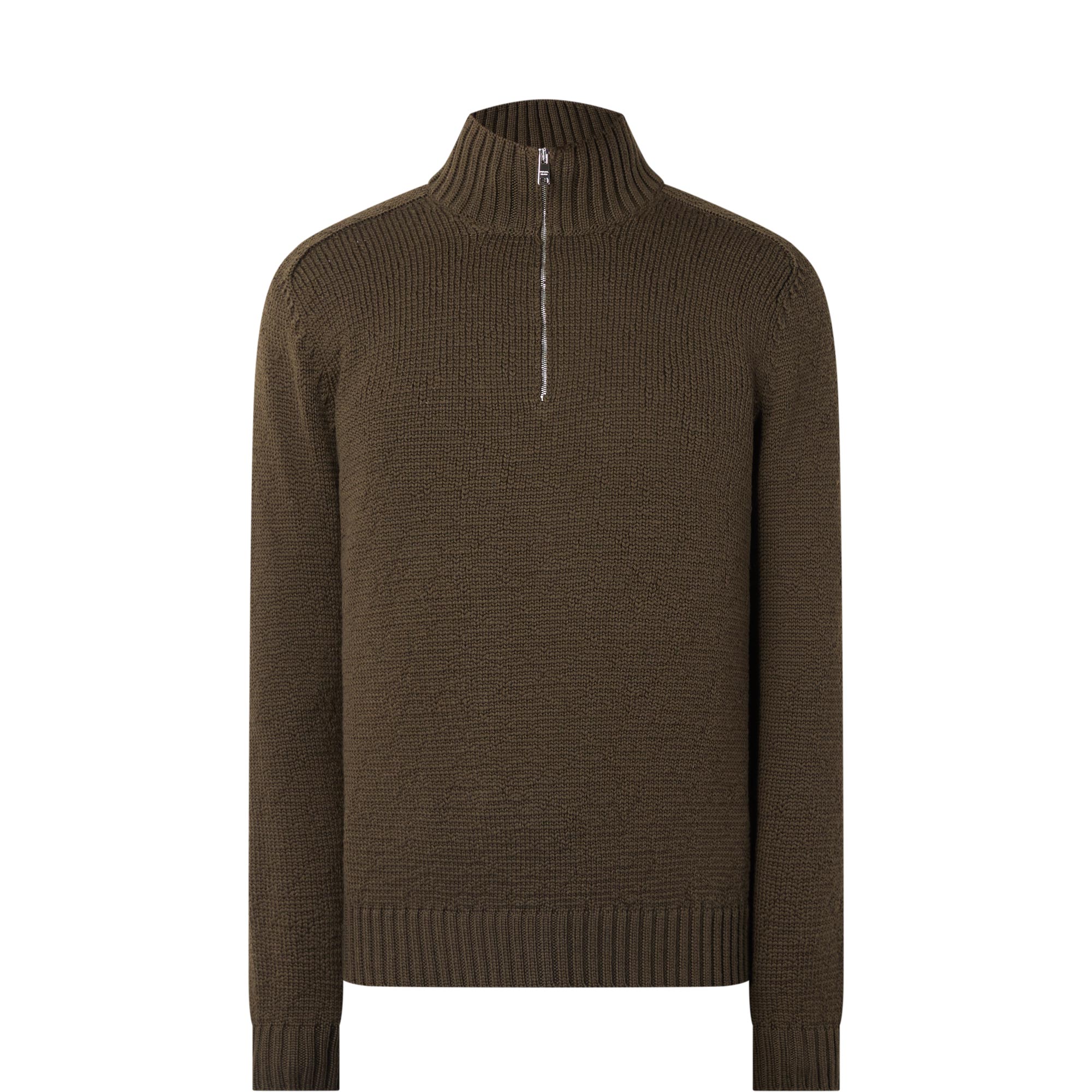 Triangle Logo Half Zip Sweater