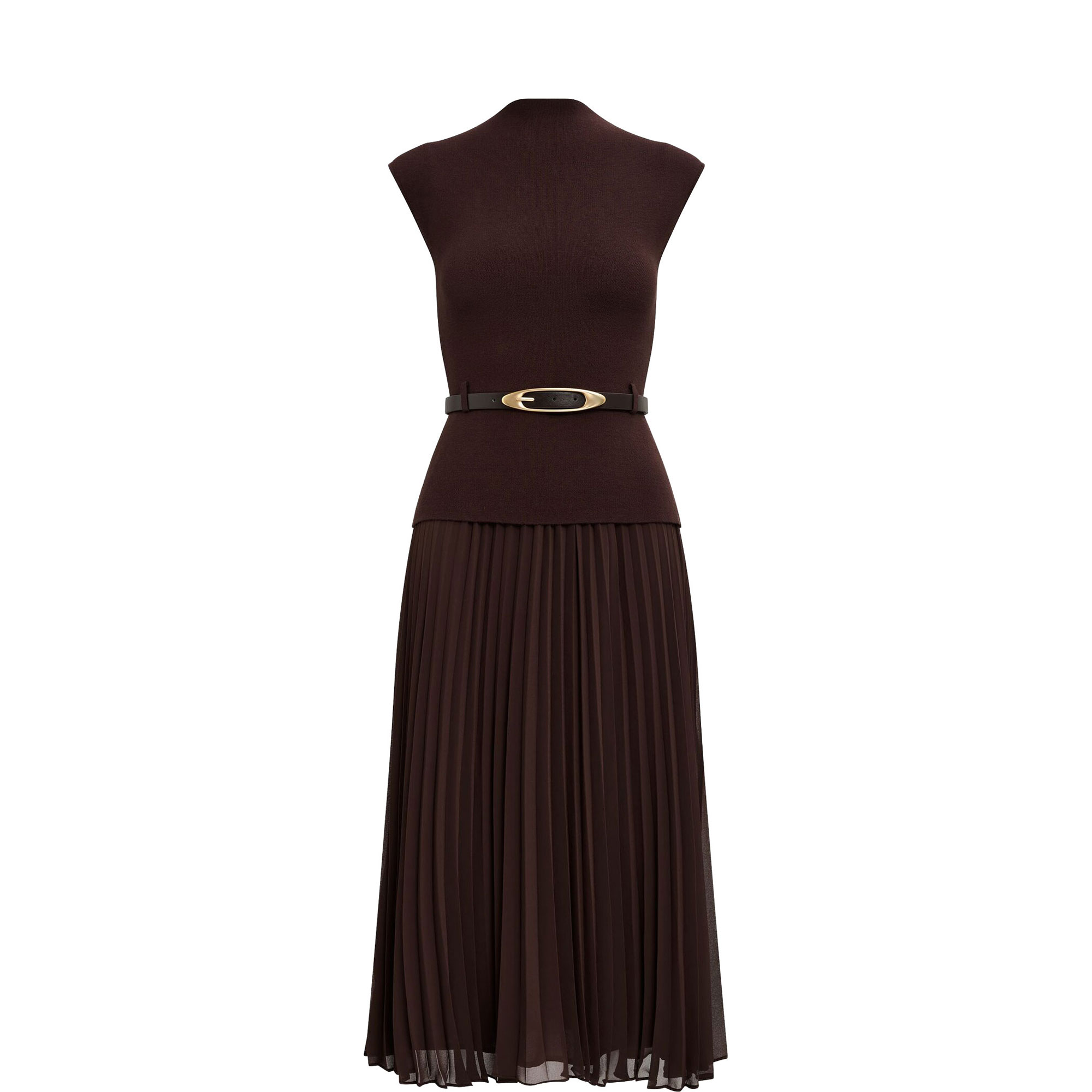 Chelsea Petite Pleated Flared Dress