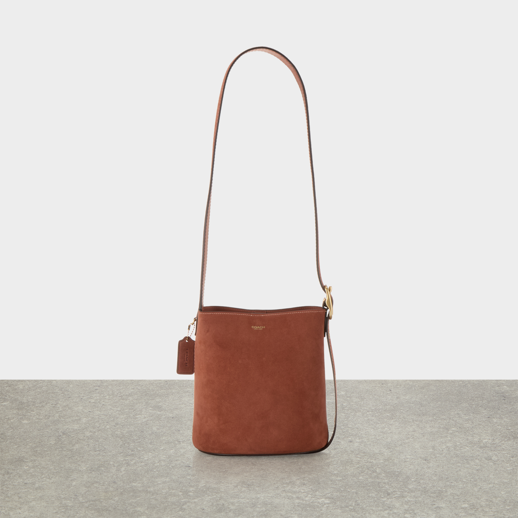 Bleecker 21 Suede Bucket Bag
