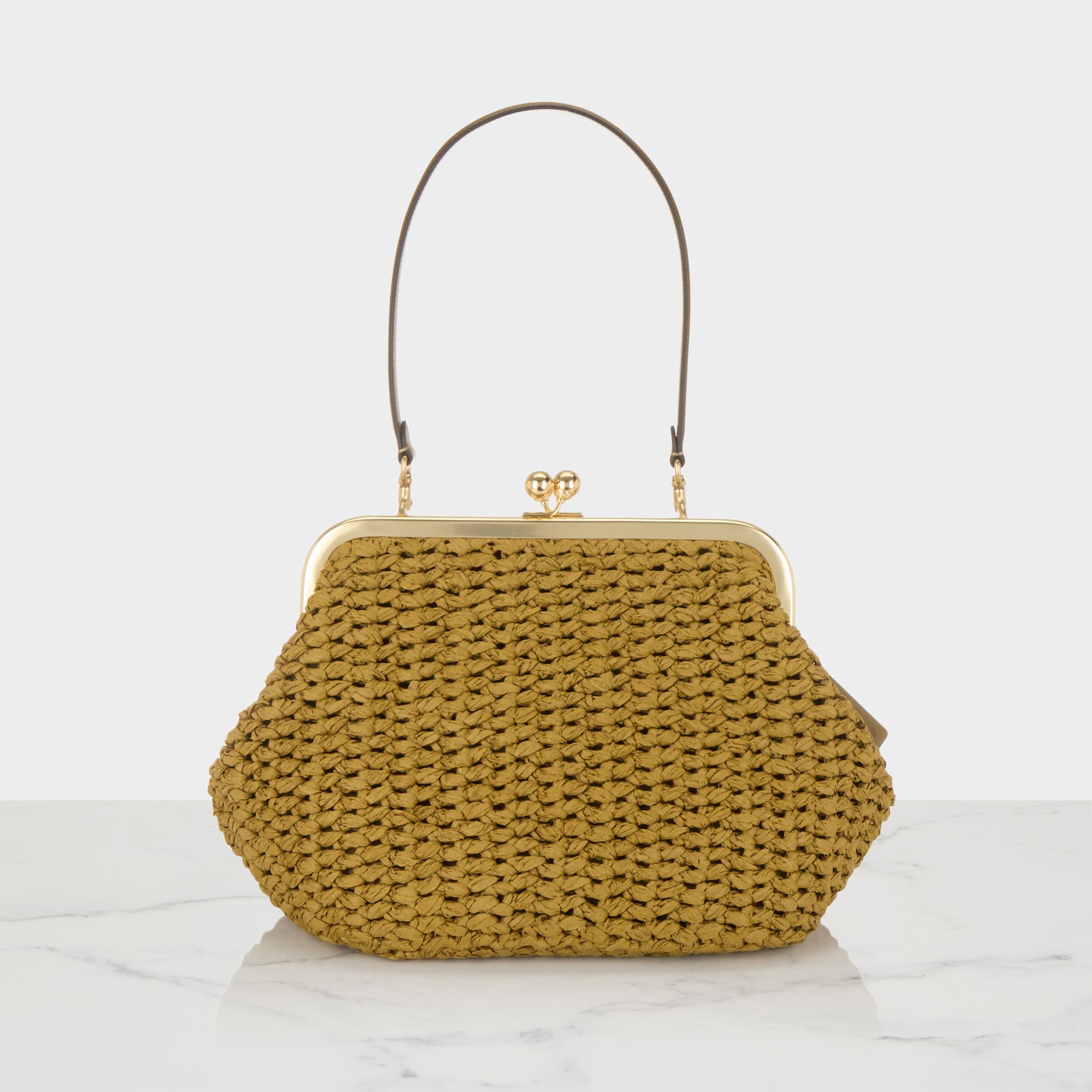 Kisslock Woven Frame 27 Bag