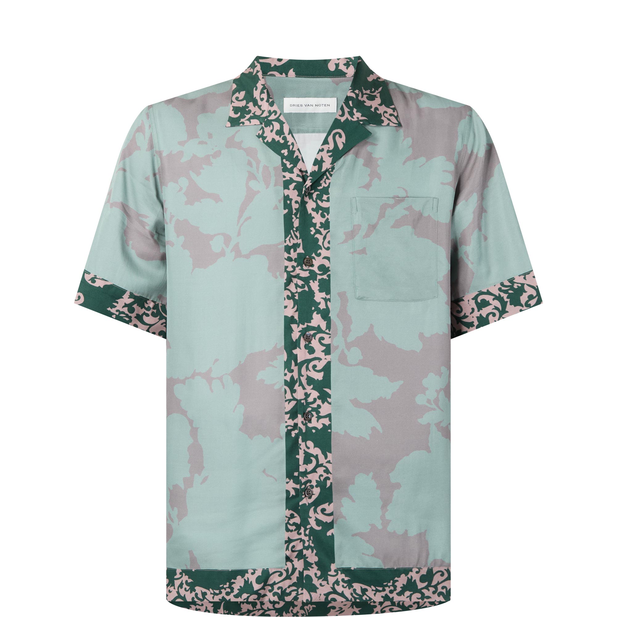 Layered Printed Casual Shirt