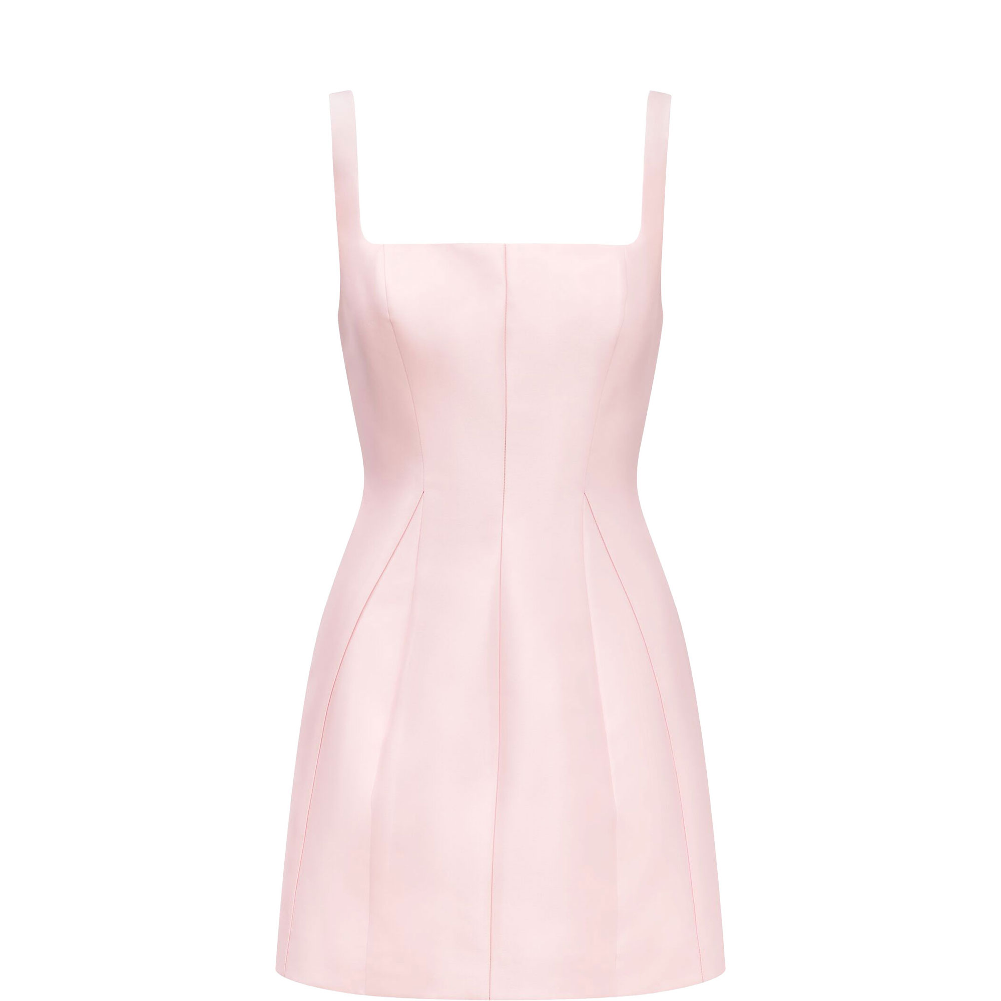 Kaitlyn Structured Satin Mini Dress