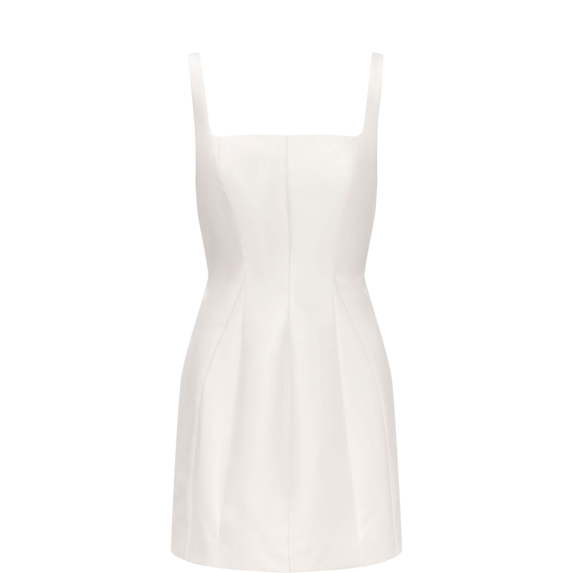 Kaitlyn Structured Satin Mini Dress