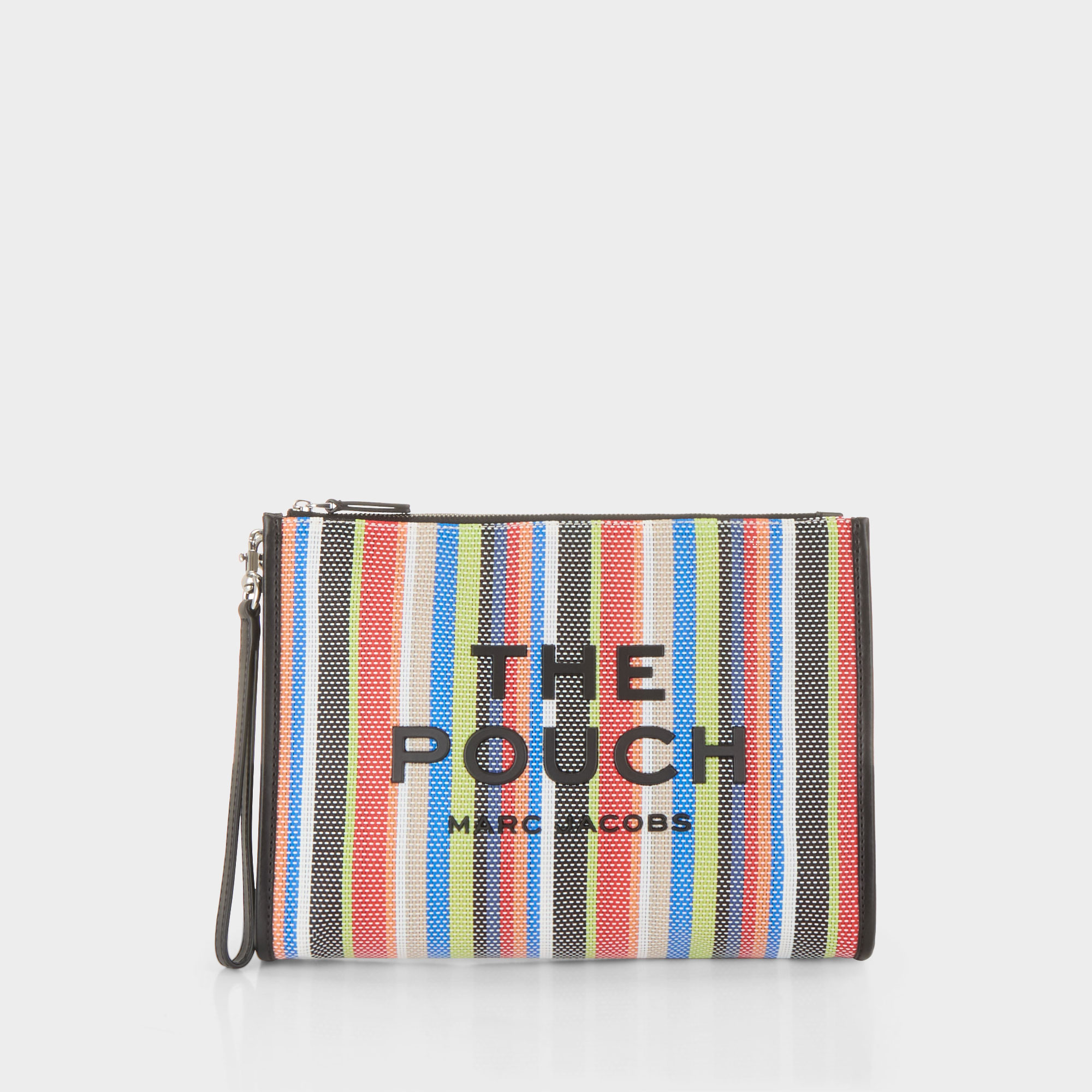 The Stripe Mesh Large Pouch