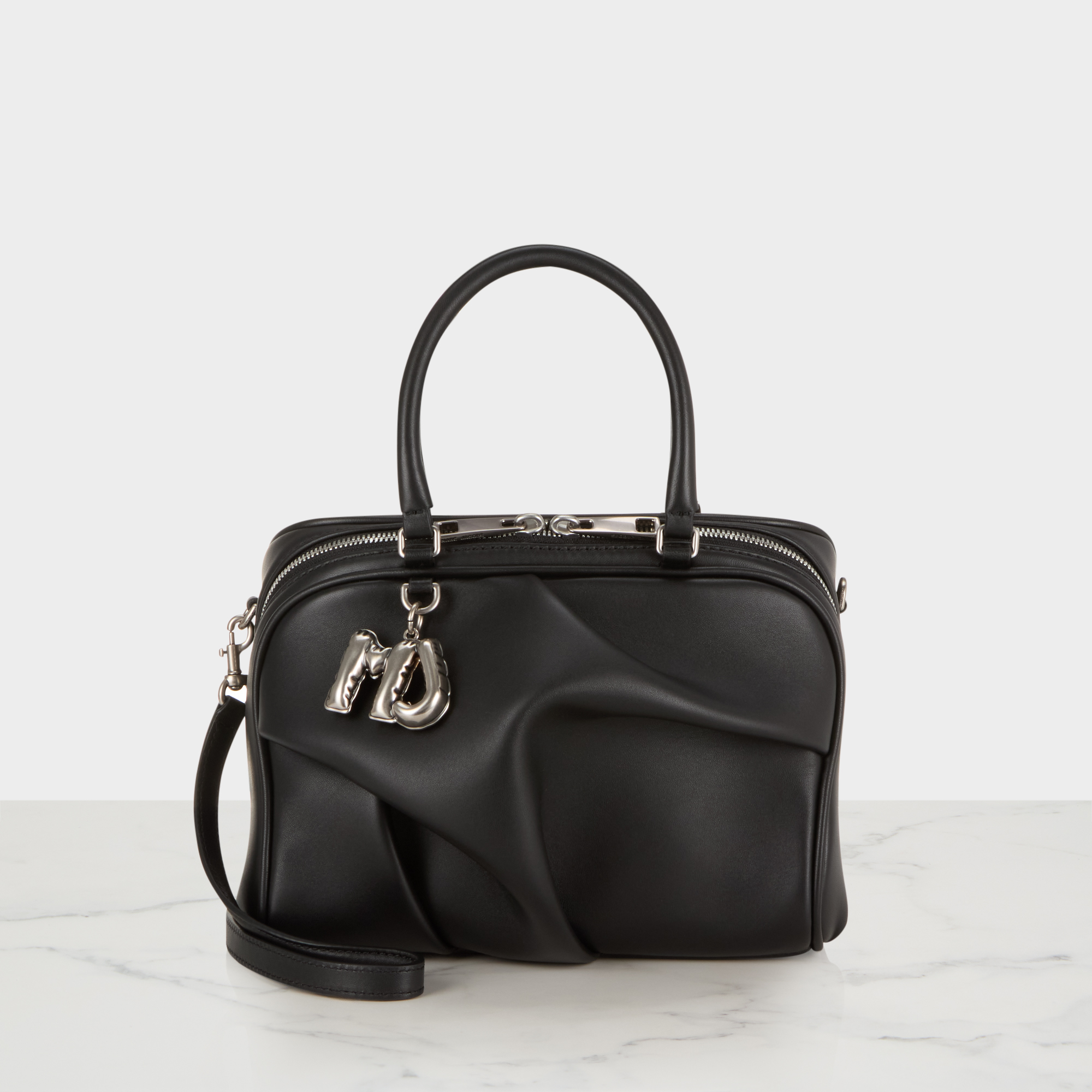 The Small Wave Top Handle Bag