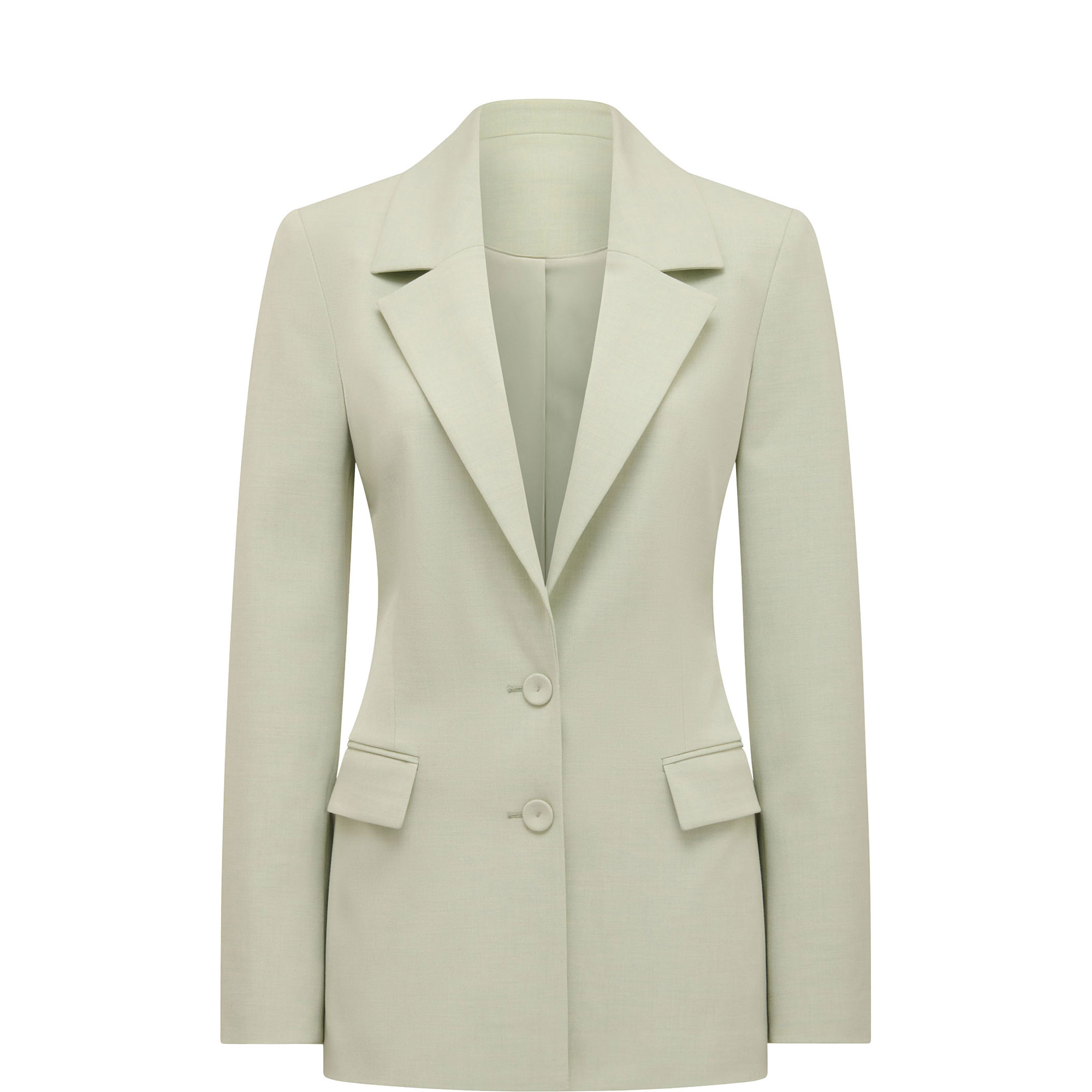 Veda Nipped Waist Single-Breasted Blazer