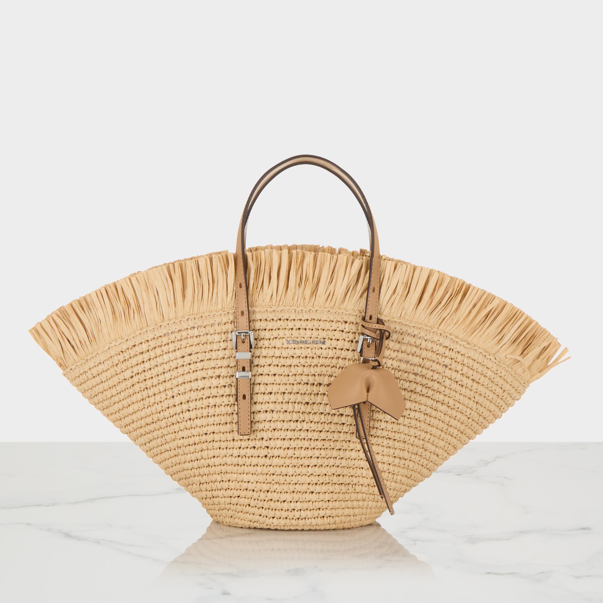 Isa Small Crocheted Fan Tote Bag