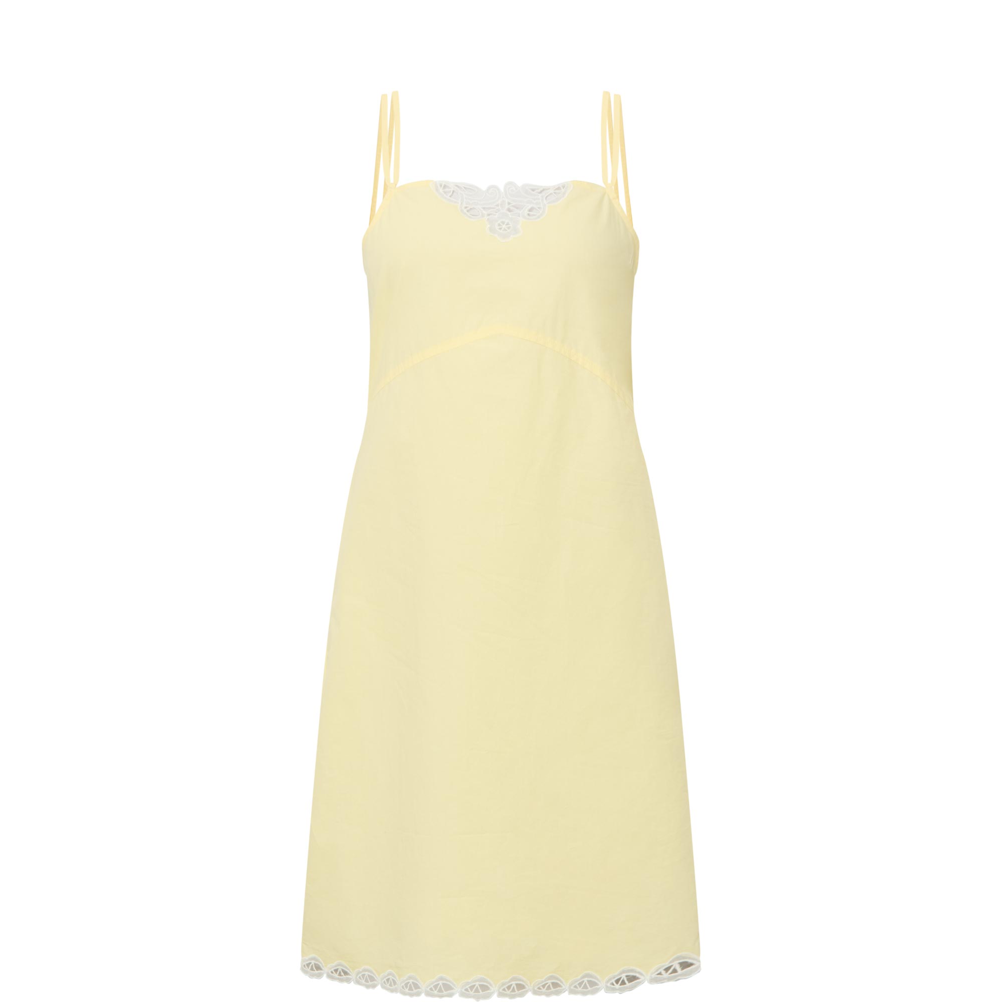 Hillary Lace Trim Mini Dress