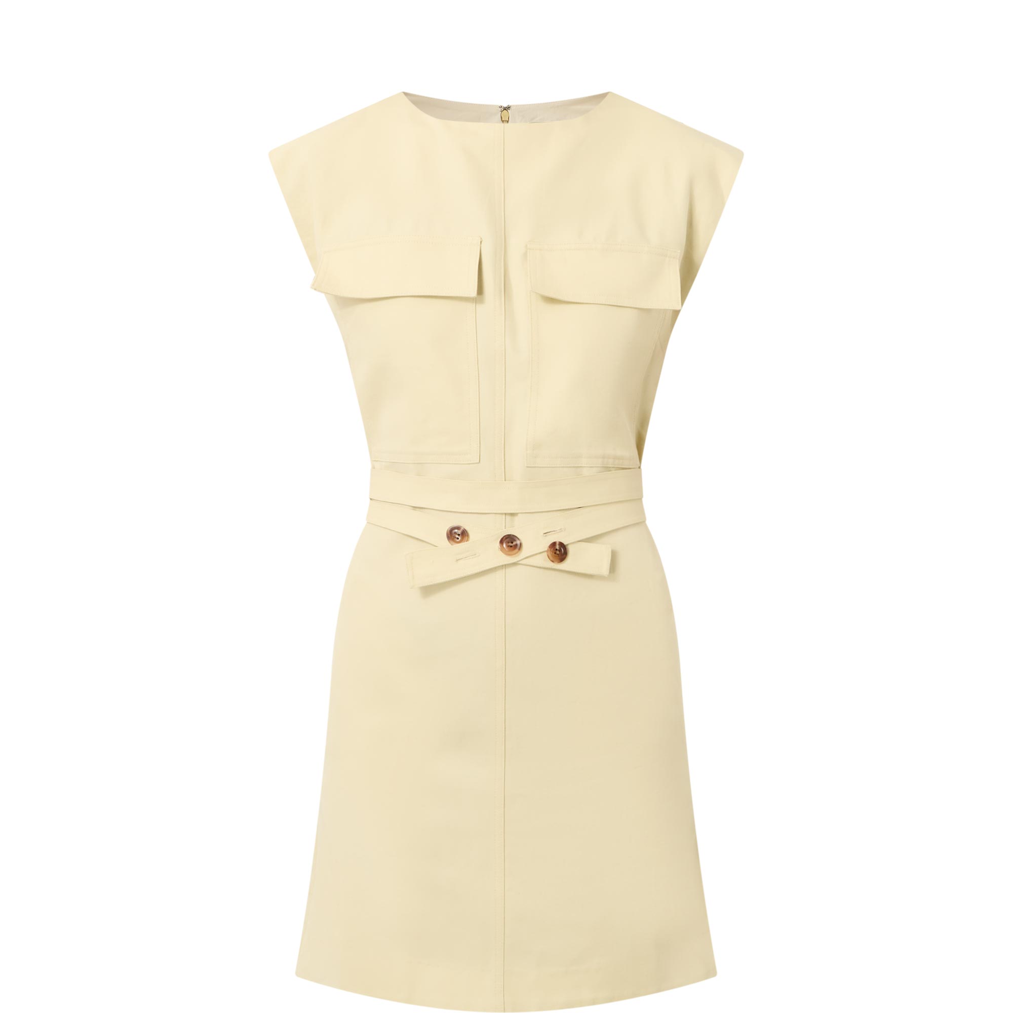 Imane Belted Denim Dress