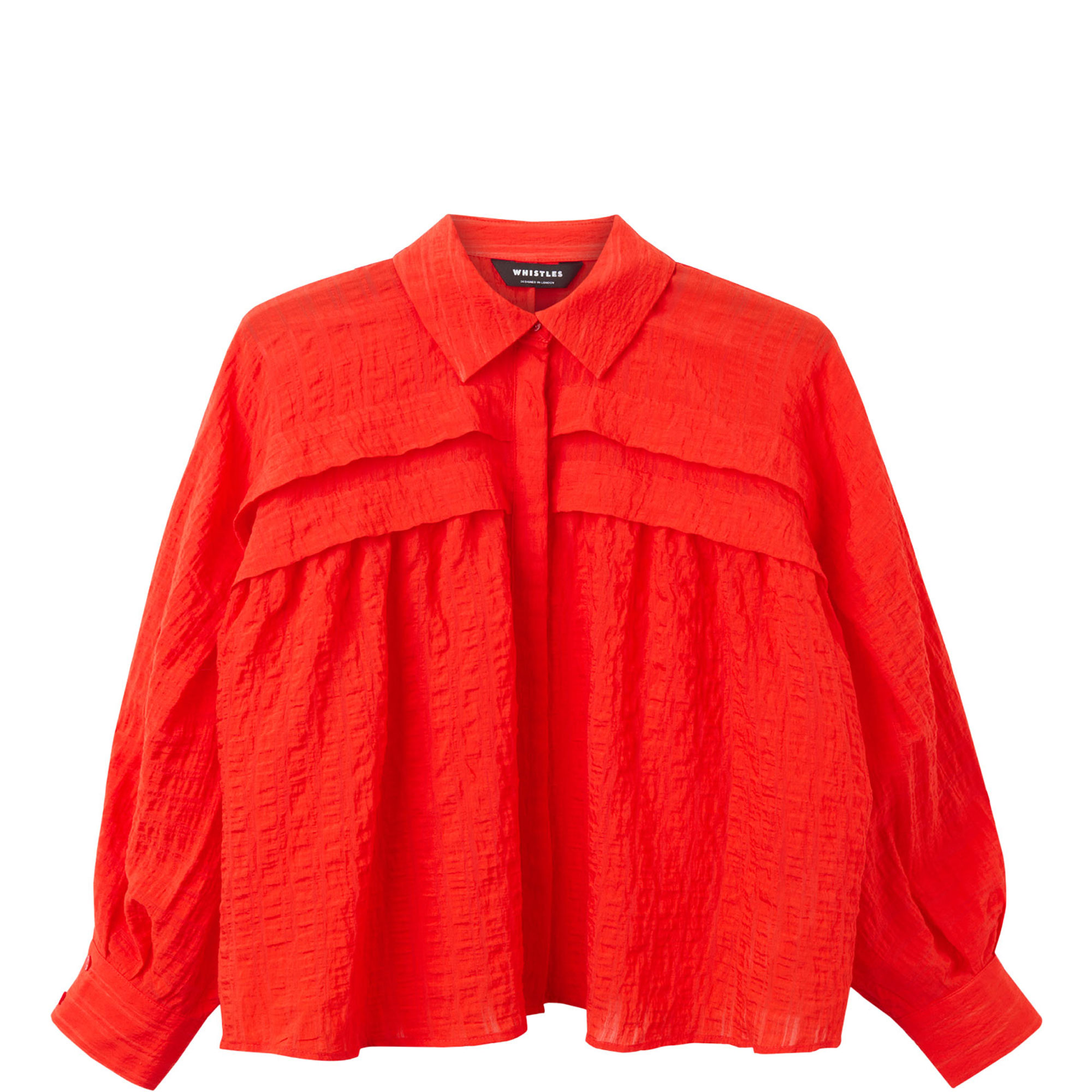 Textured Frill Detail Blouse