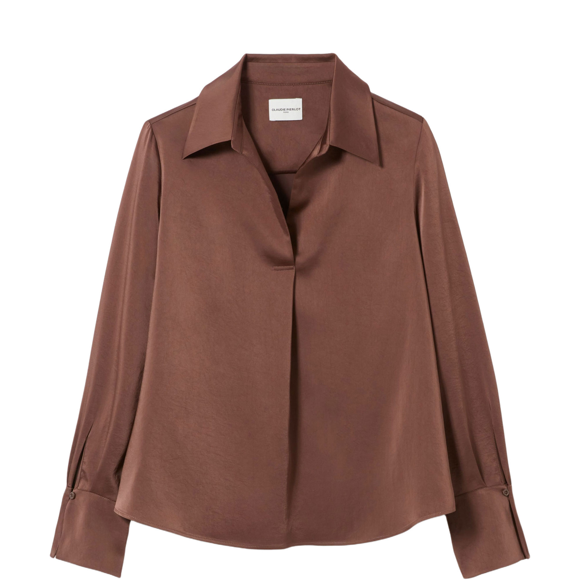 Open Lapel Blouse