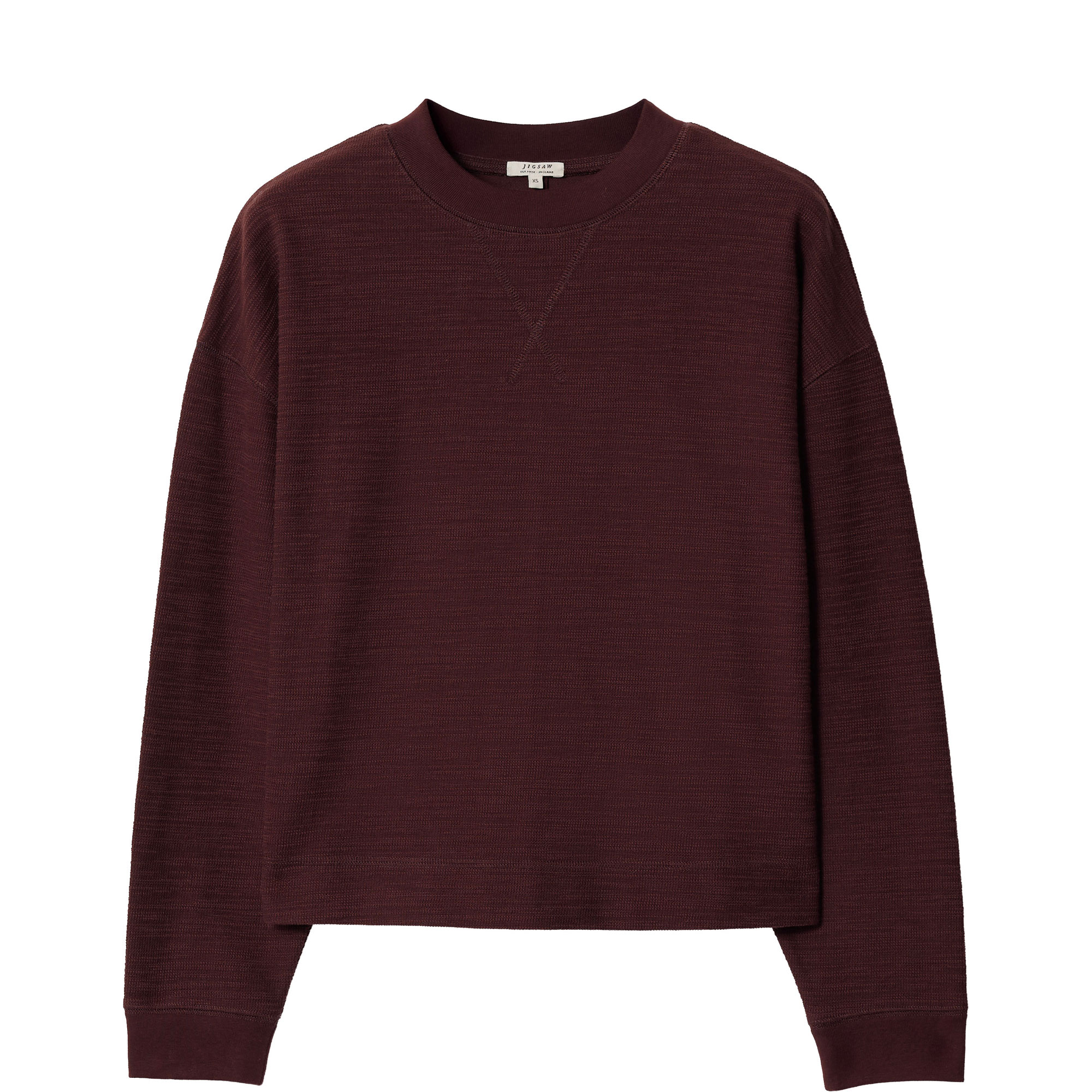 Textured Slub Sweatshirt