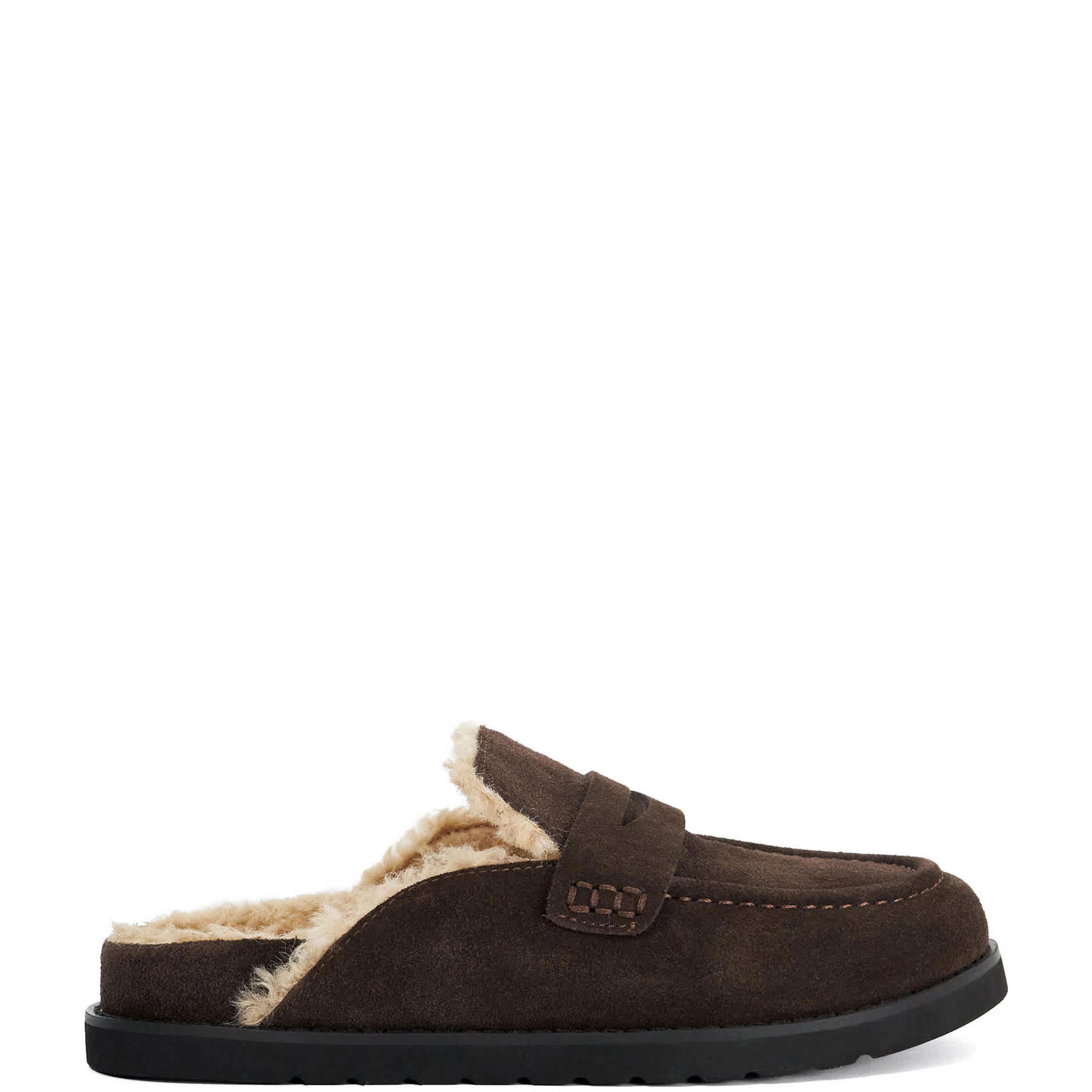 Goldys Faux Shearling Backless Mules