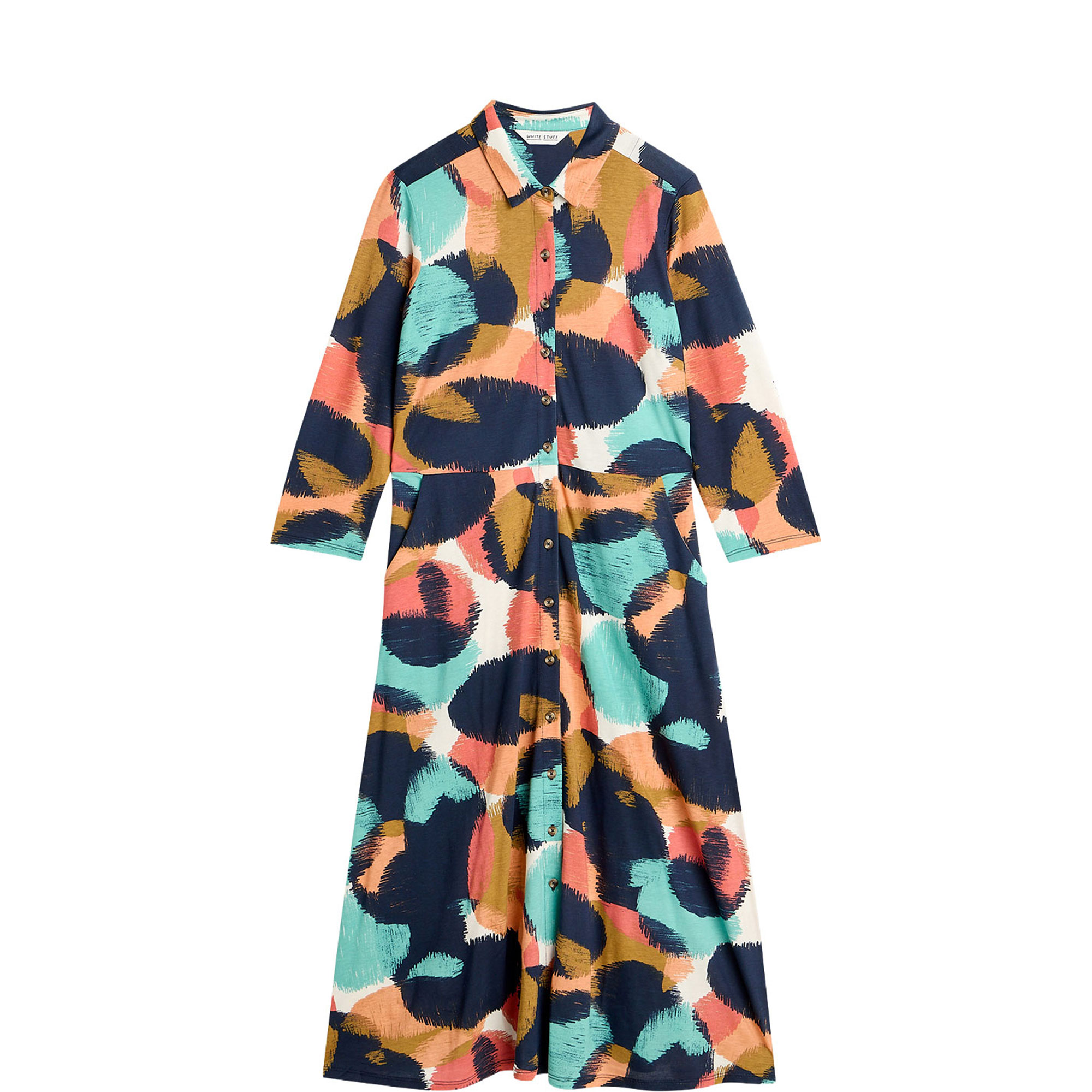 Rua Printed Shirt Dress