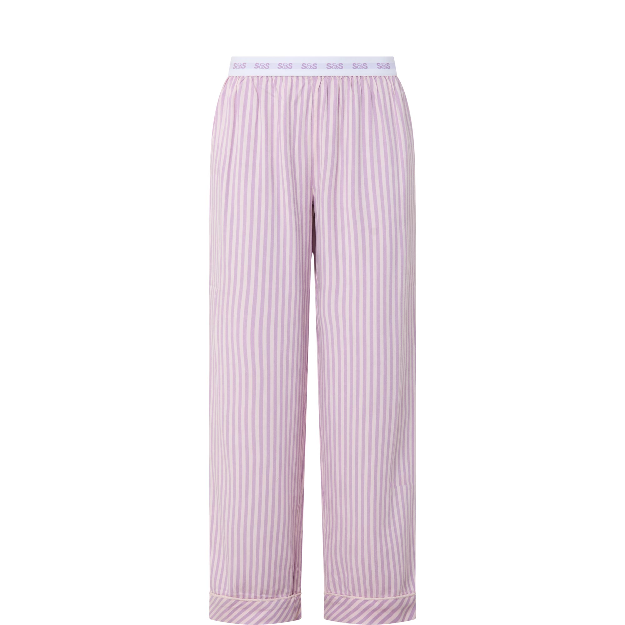 Soft Brushed Stripe Pyjama Bottoms