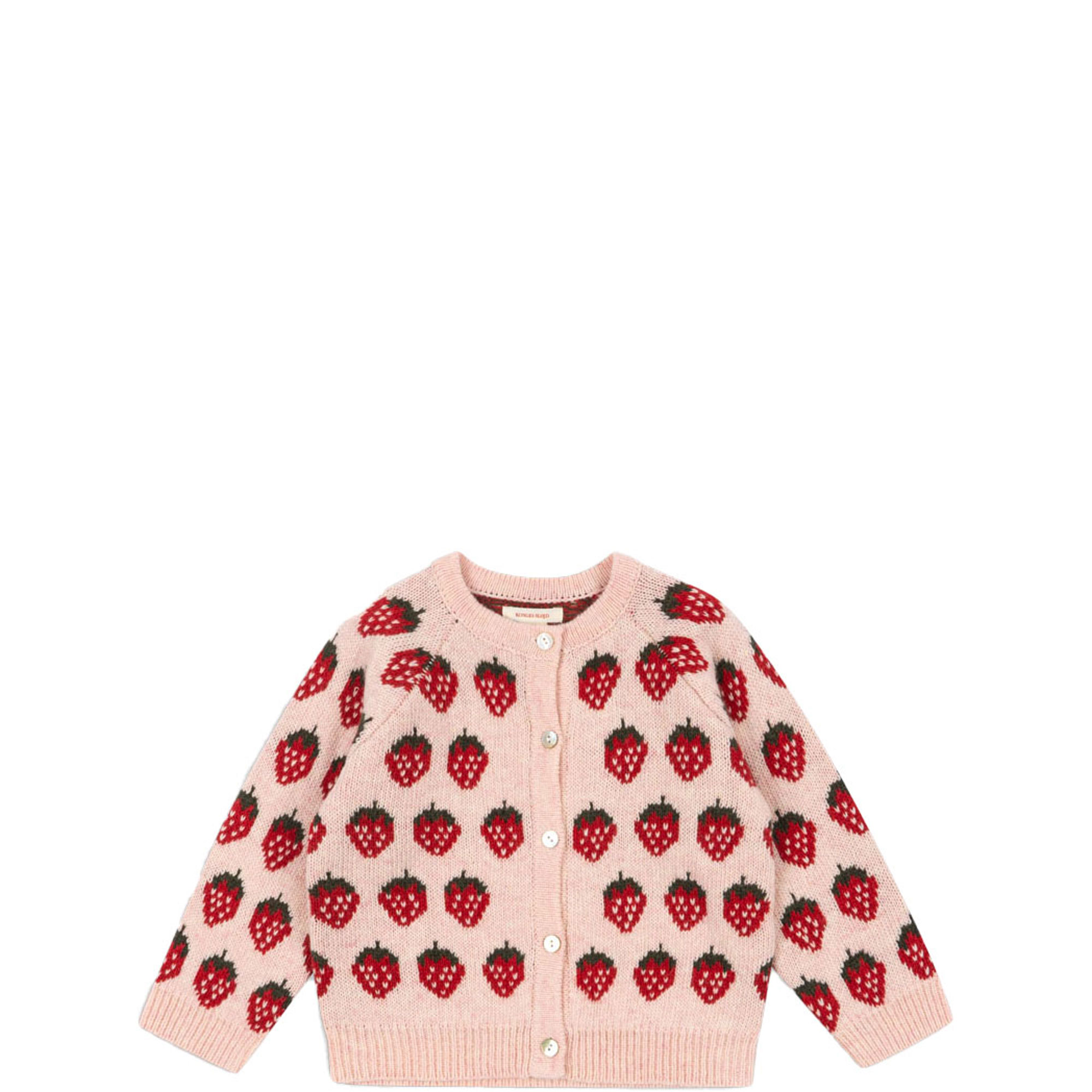 Belou Strawberry Knit Cardigan