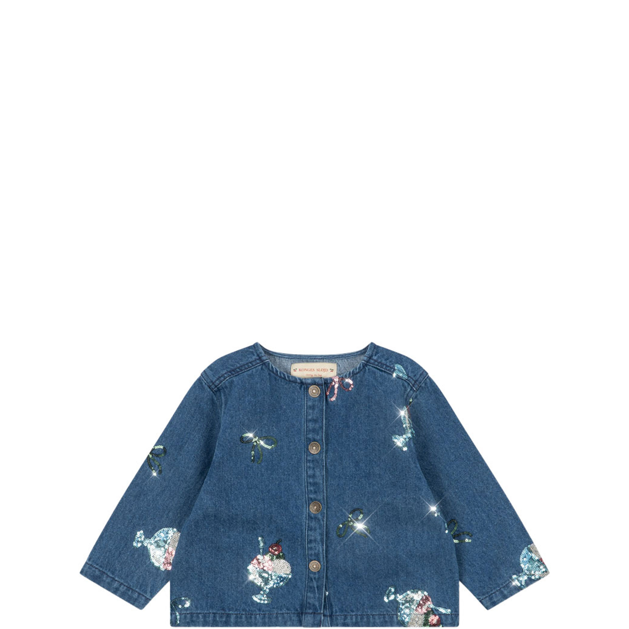 Magot Sequin Denim Jacket