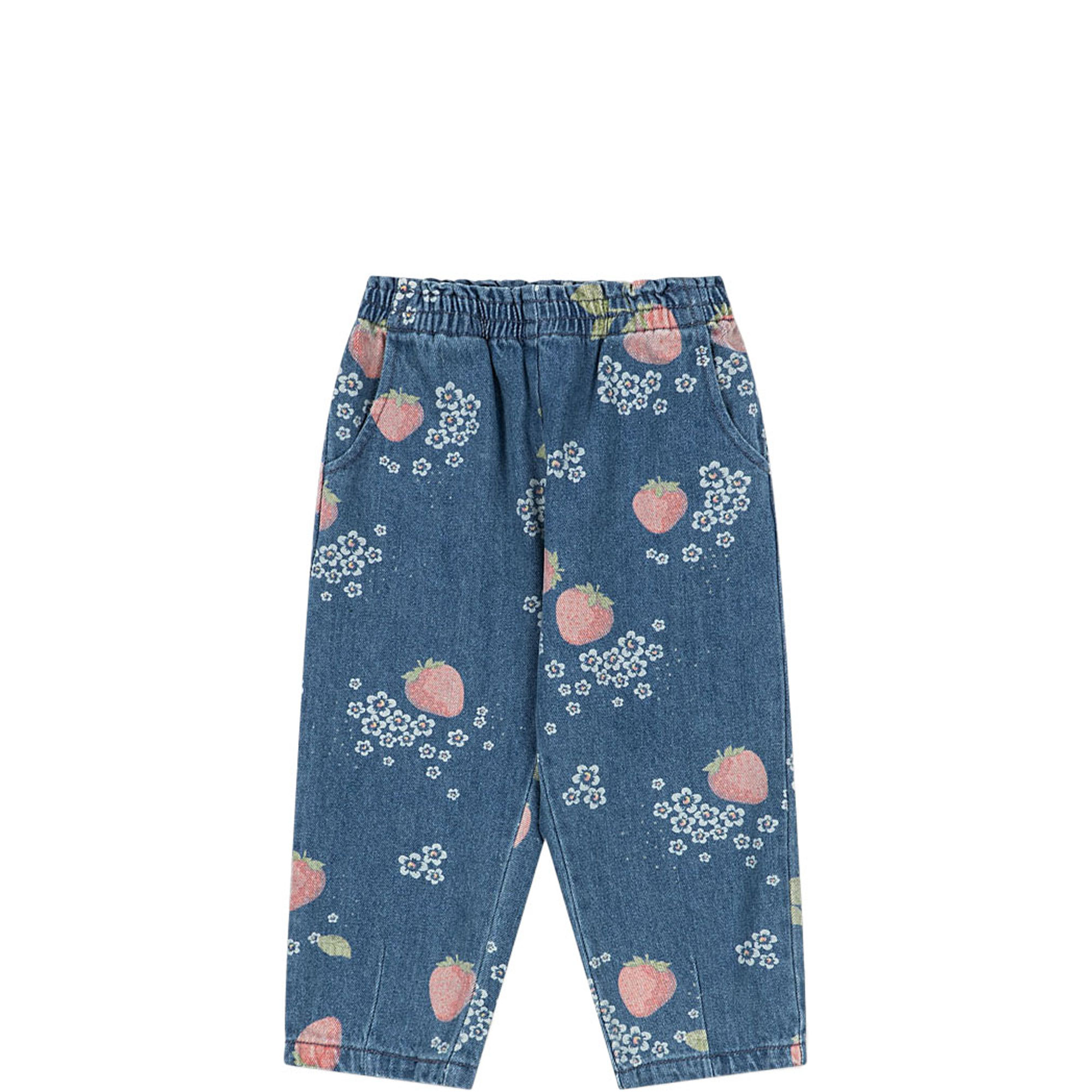 Magot Strawberry Denim Trousers