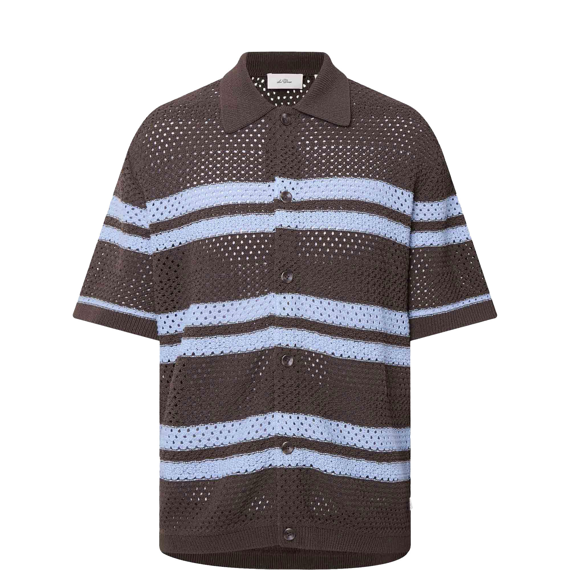 Gianni Striped Knitted Shirt