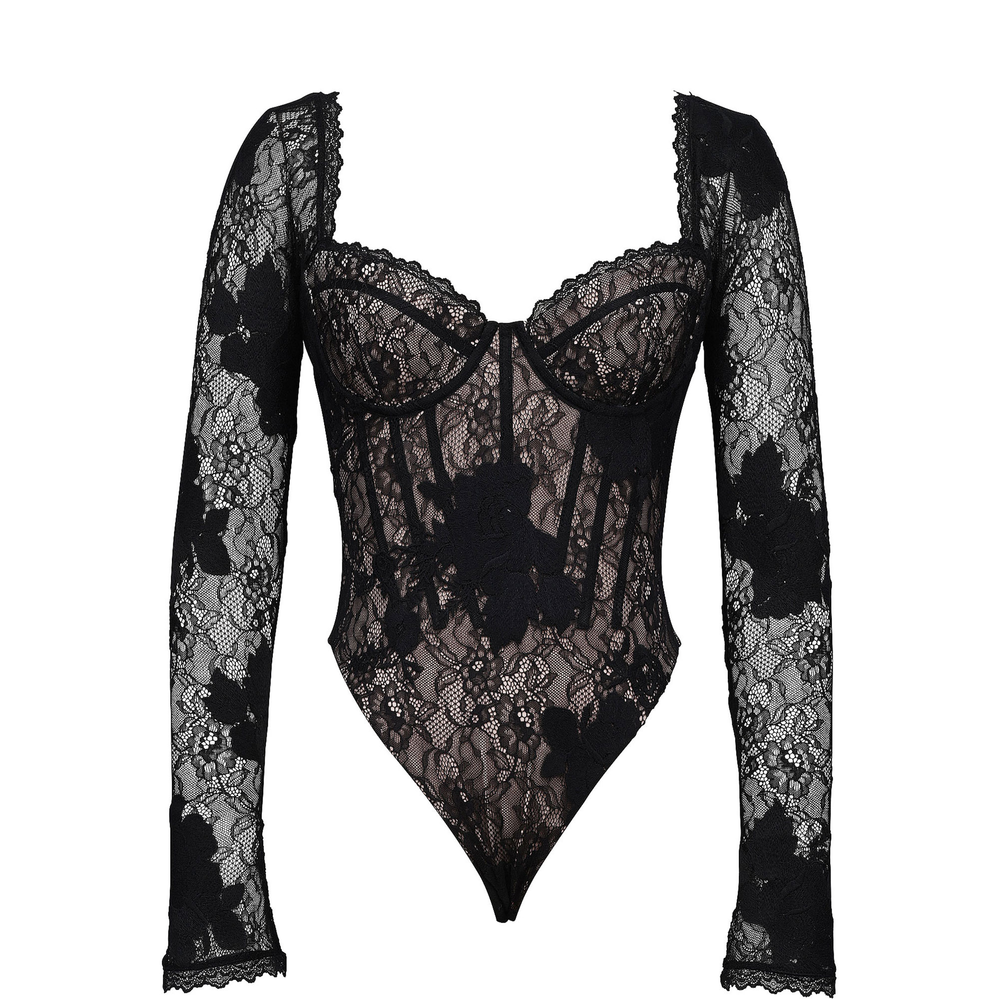 Aneira Lace Corset Bodysuit