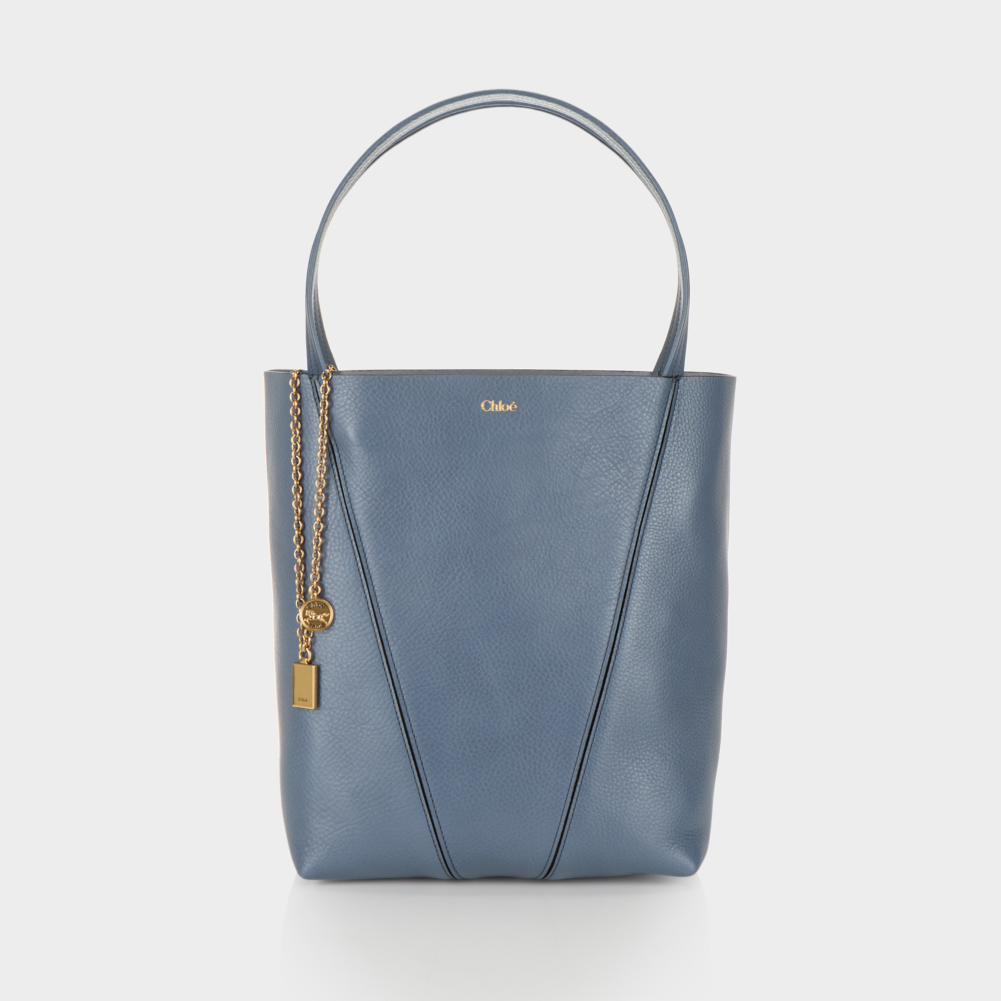 Spin Leather Tote Bag