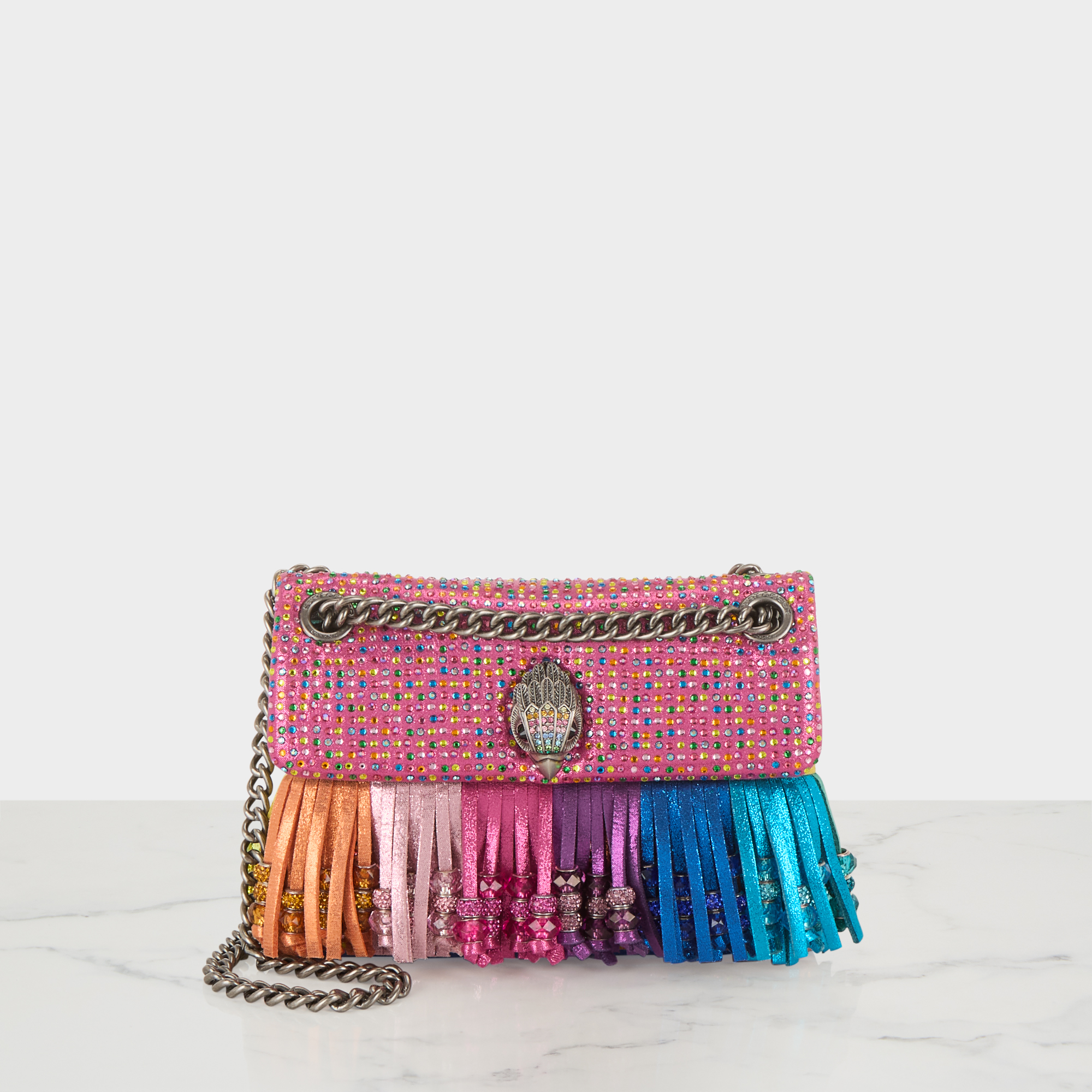 Fringed Kensington Mini Shoulder Bag