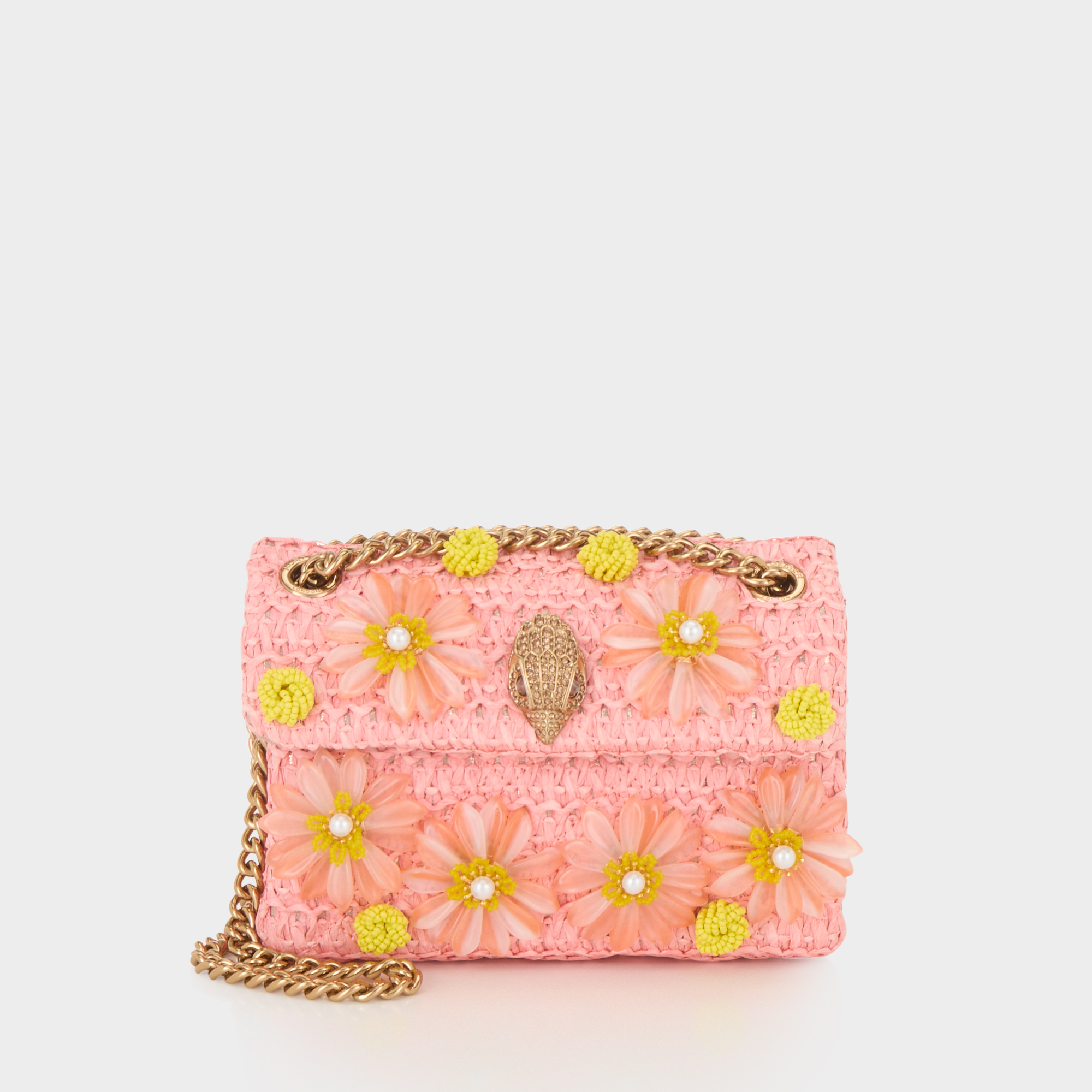 Kensington Raffia Mini Shoulder Bag